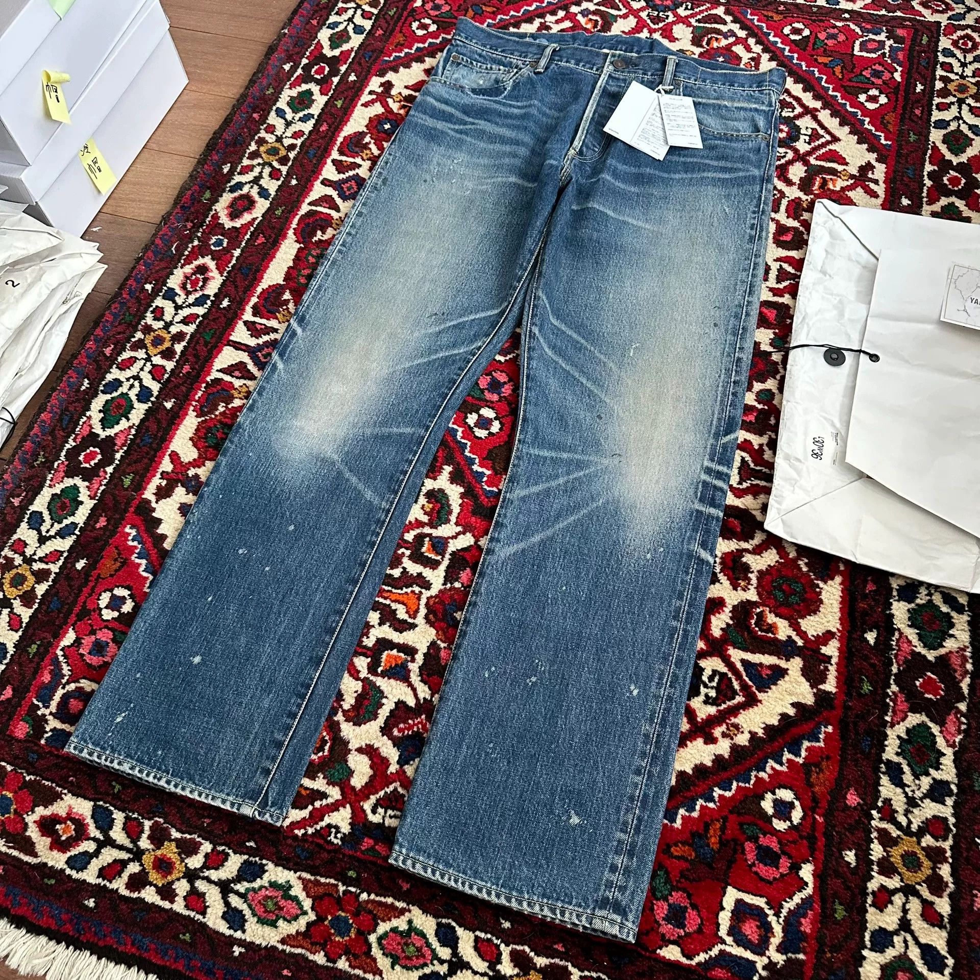Visvim visvim blue washed denim pants size 36 Size US 36 / EU 52 - 4 Thumbnail