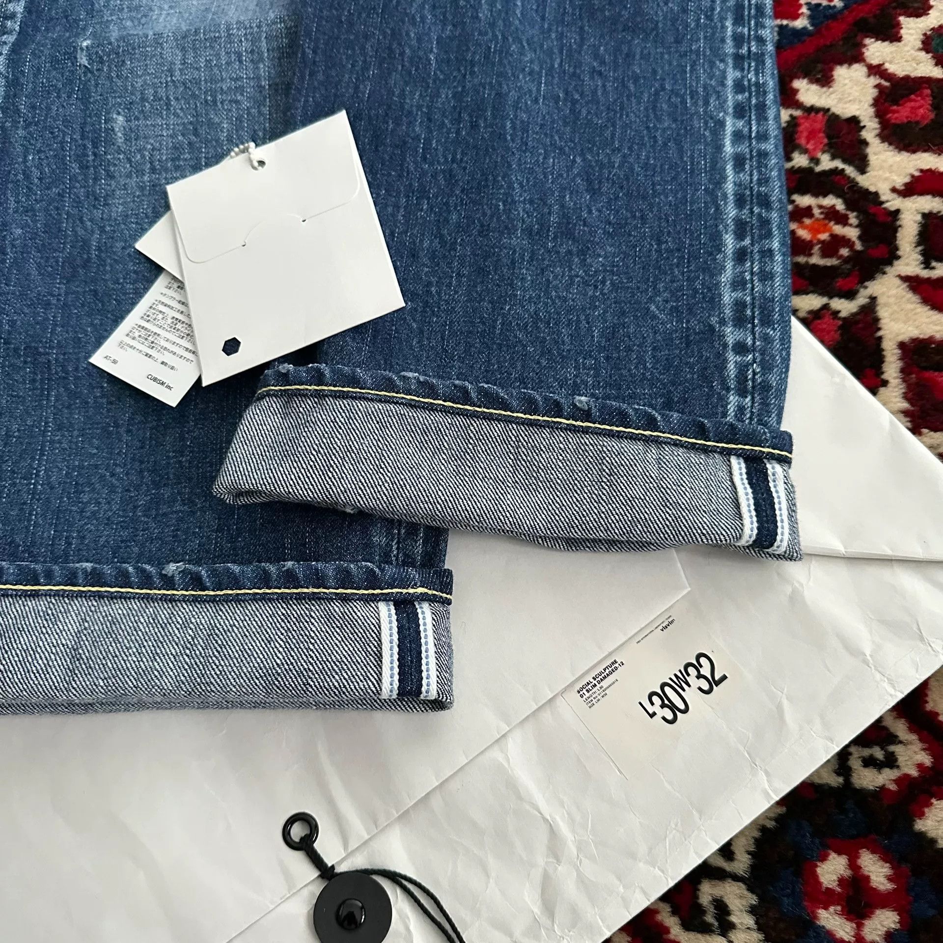 Visvim visvim wide-leg blue denim pants W32L30 Size US 32 / EU 48 - 9 Thumbnail