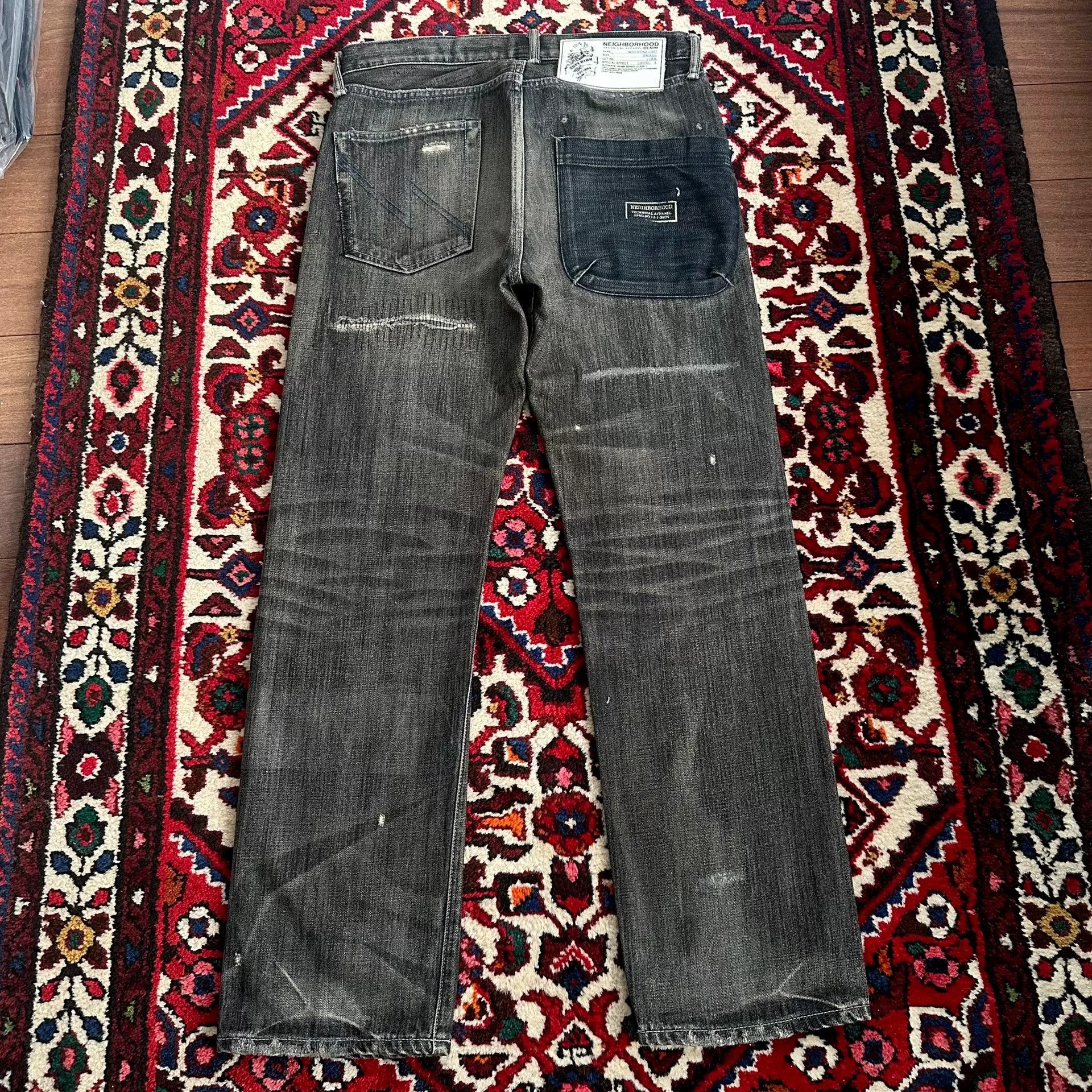 Neighborhood black denim pants from neighborhood Size US 31 - 3 Thumbnail