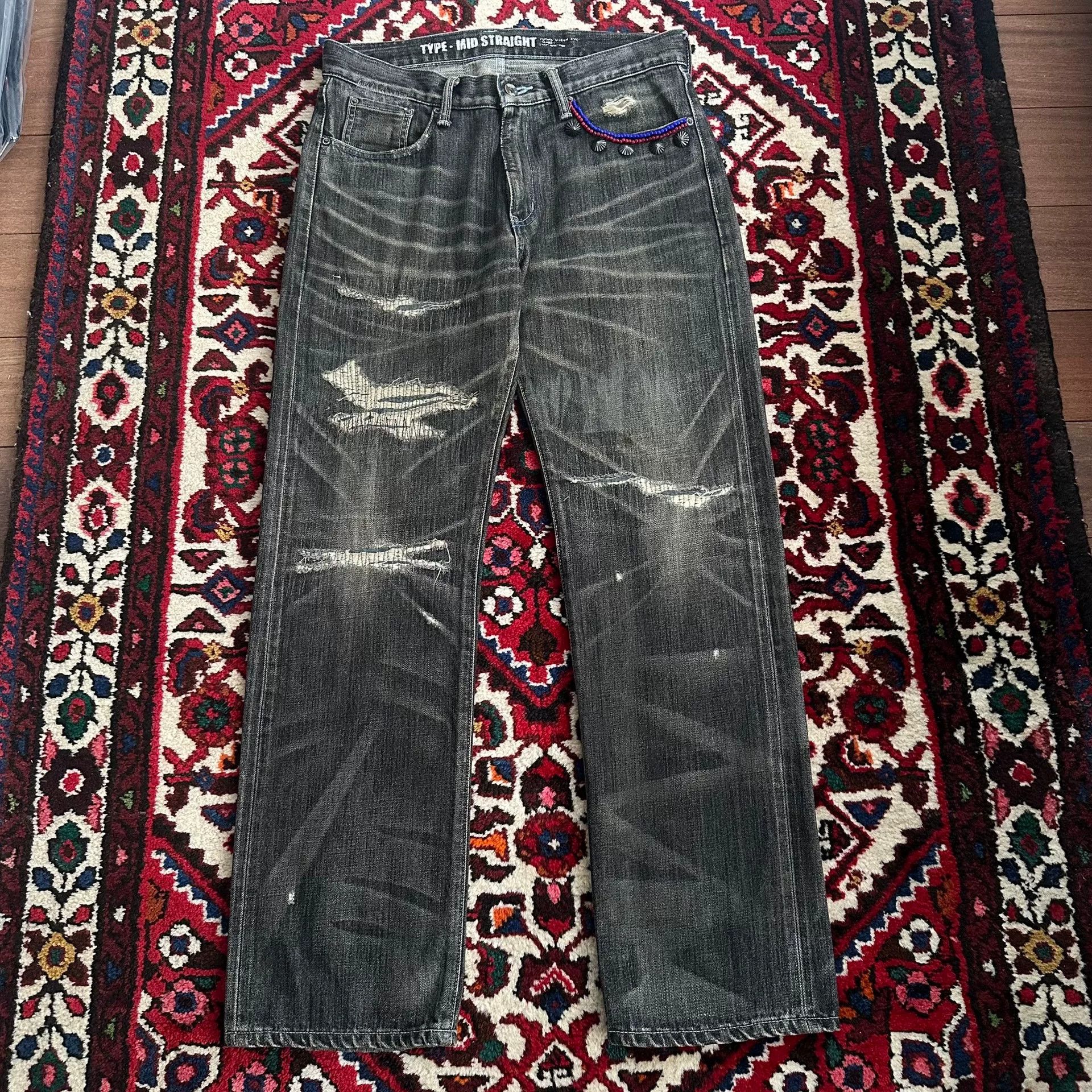 Neighborhood black denim pants from neighborhood Size US 31 - 2 Thumbnail