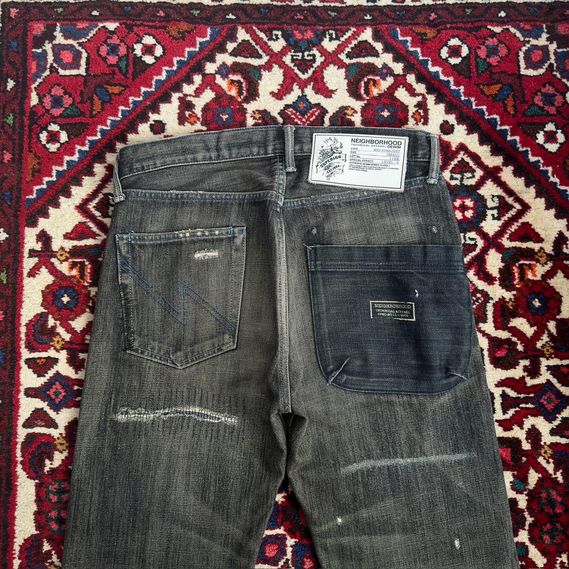 Neighborhood black denim pants from neighborhood Size US 31 - 5 Thumbnail