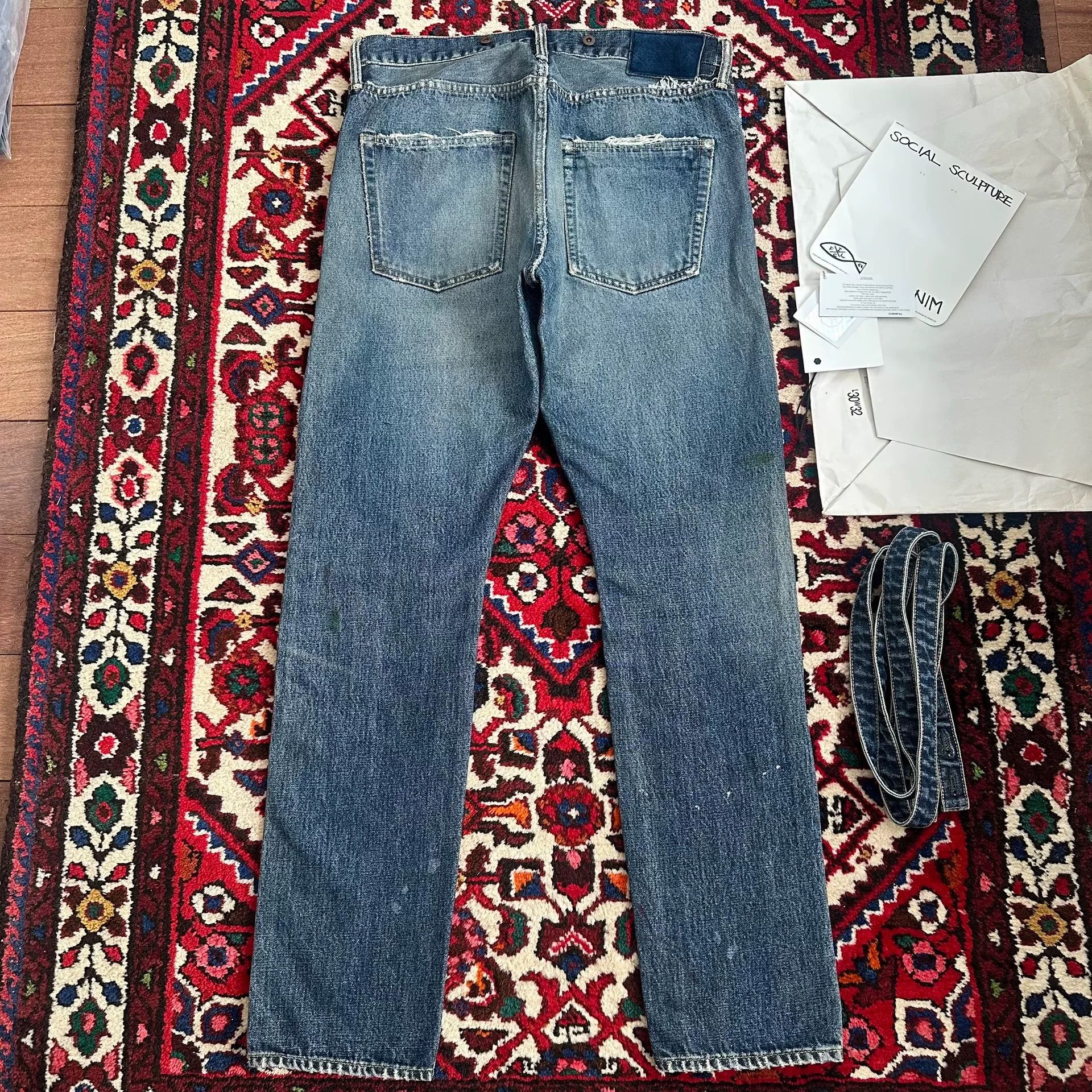 Visvim visvim 20ss water-washed denim pants w32l30 Size US 32 / EU 48 - 3 Thumbnail