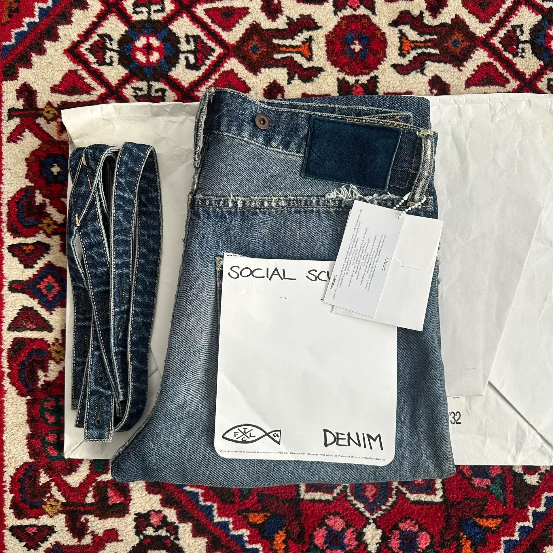 Visvim visvim 20ss water-washed denim pants w32l30 Size US 32 / EU 48 - 9 Thumbnail