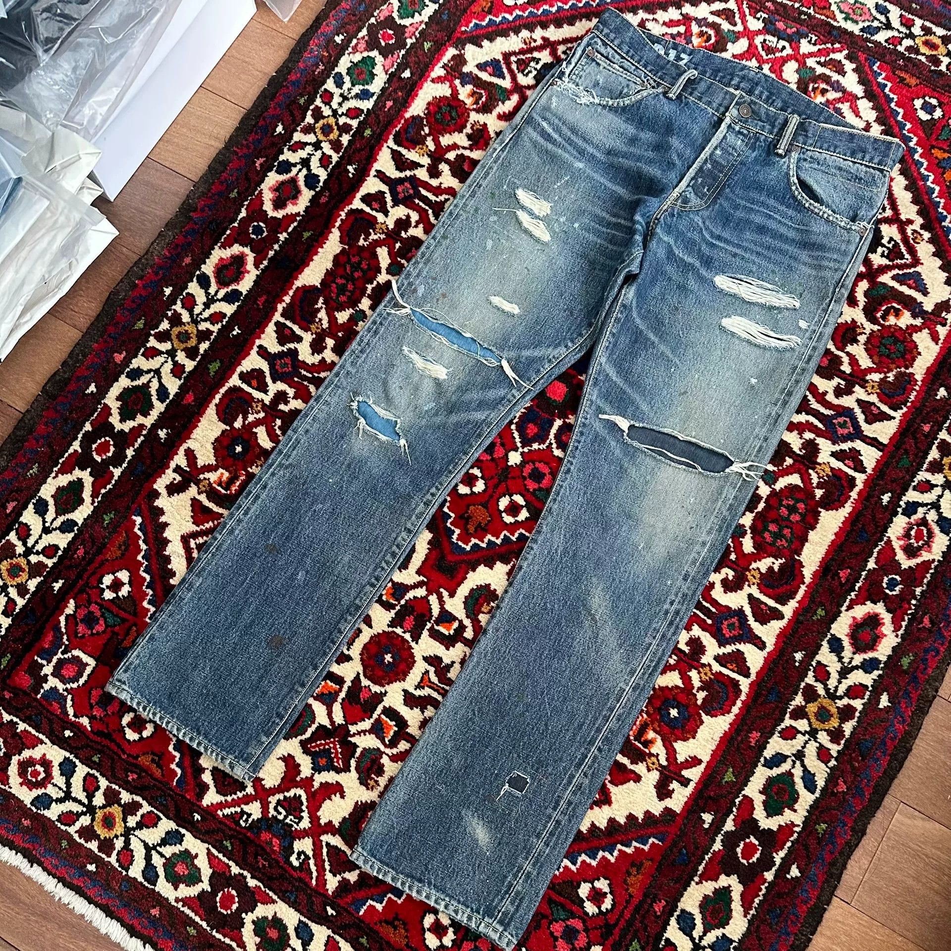 Visvim visvim wide leg mud-dyed jeans Size US 32 / EU 48 - 5 Thumbnail