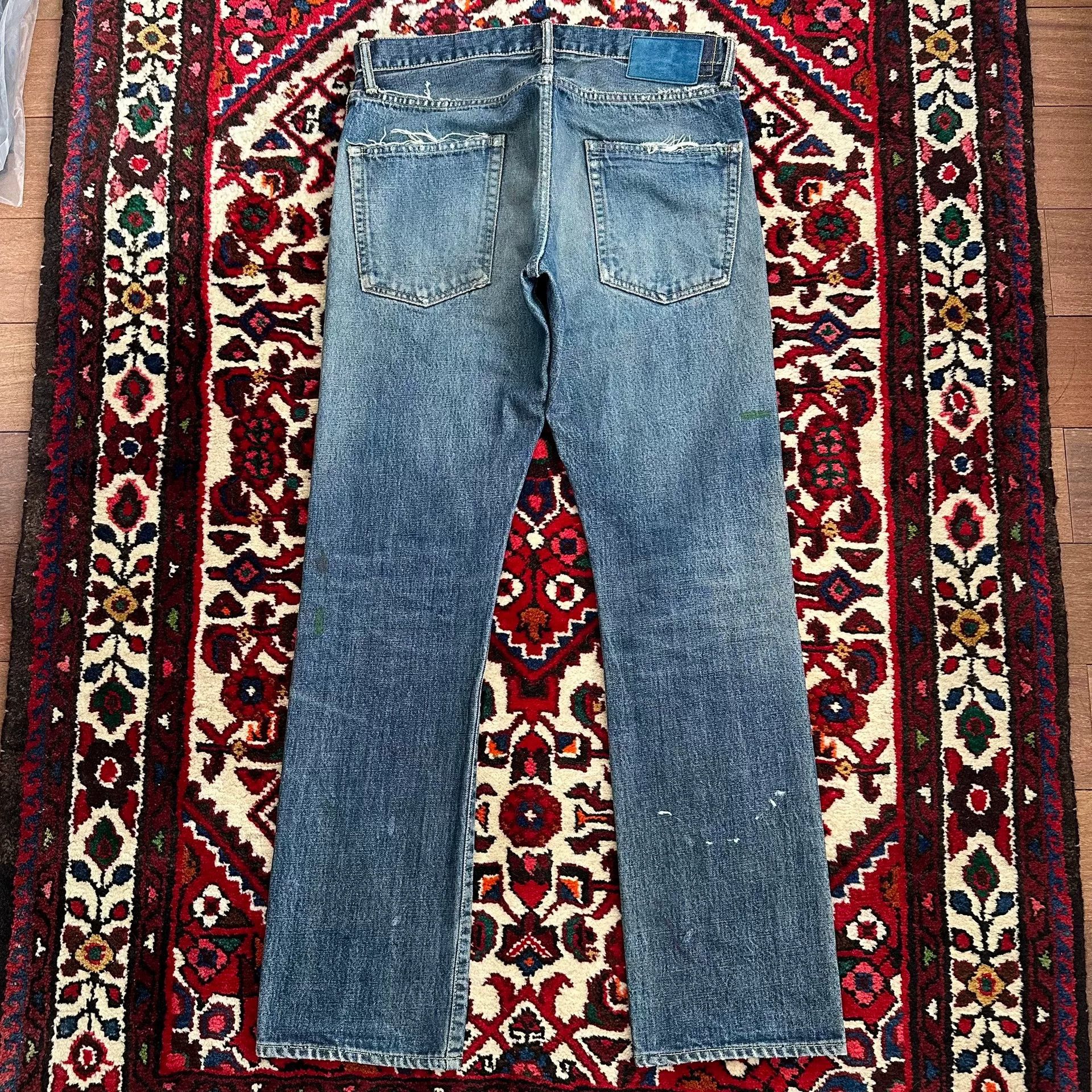 Visvim visvim wide leg mud-dyed jeans Size US 32 / EU 48 - 2 Thumbnail