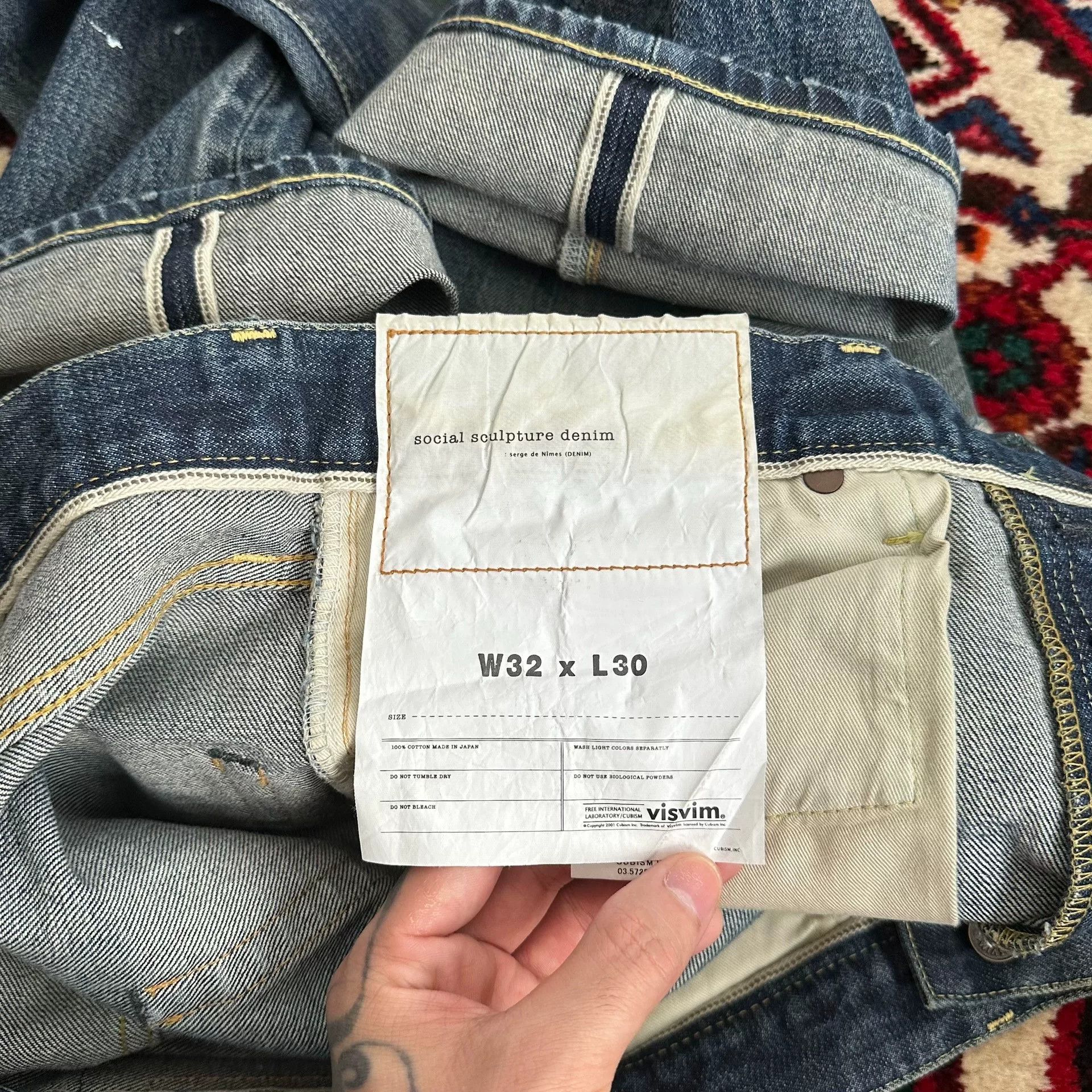 Visvim visvim wide leg mud-dyed jeans Size US 32 / EU 48 - 8 Thumbnail