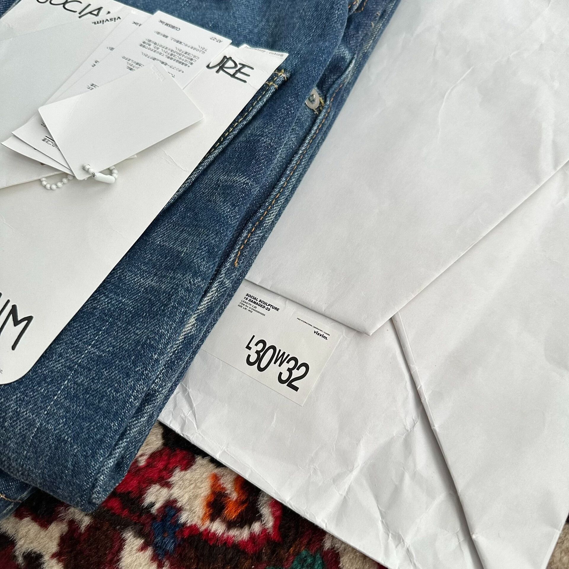 Visvim visvim distressed denim pants W32L30 Size US 32 / EU 48 - 9 Thumbnail