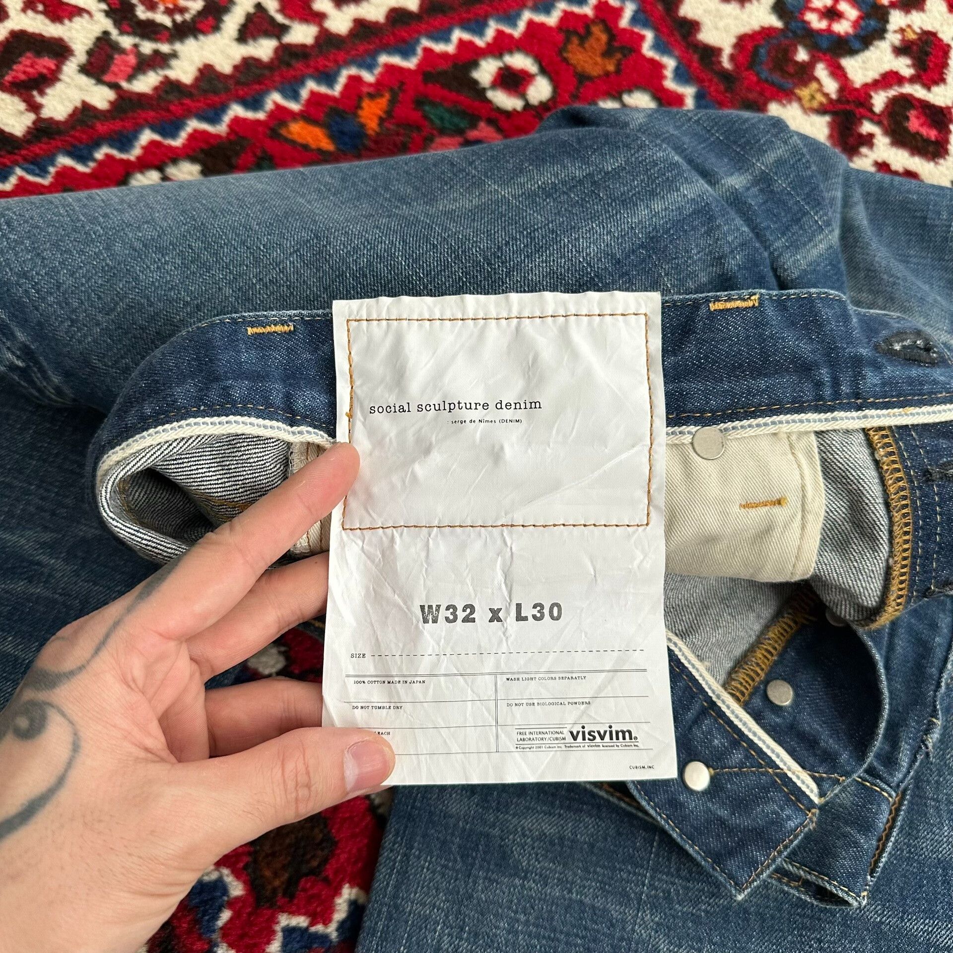 Visvim visvim distressed denim pants W32L30 Size US 32 / EU 48 - 8 Thumbnail