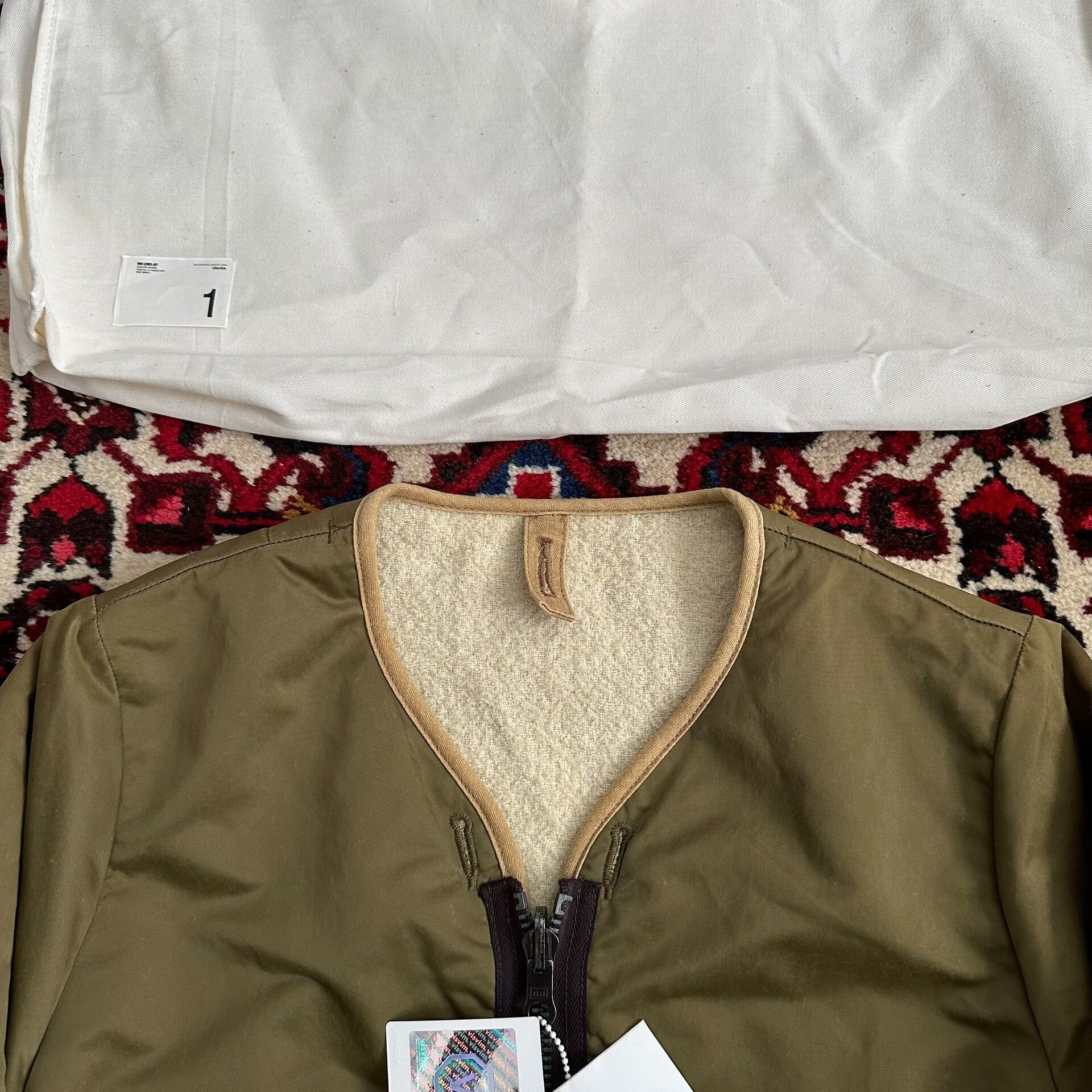 Visvim visvim iris liner jacket in olive green Size US S / EU 44-46 / 1 - 4 Thumbnail
