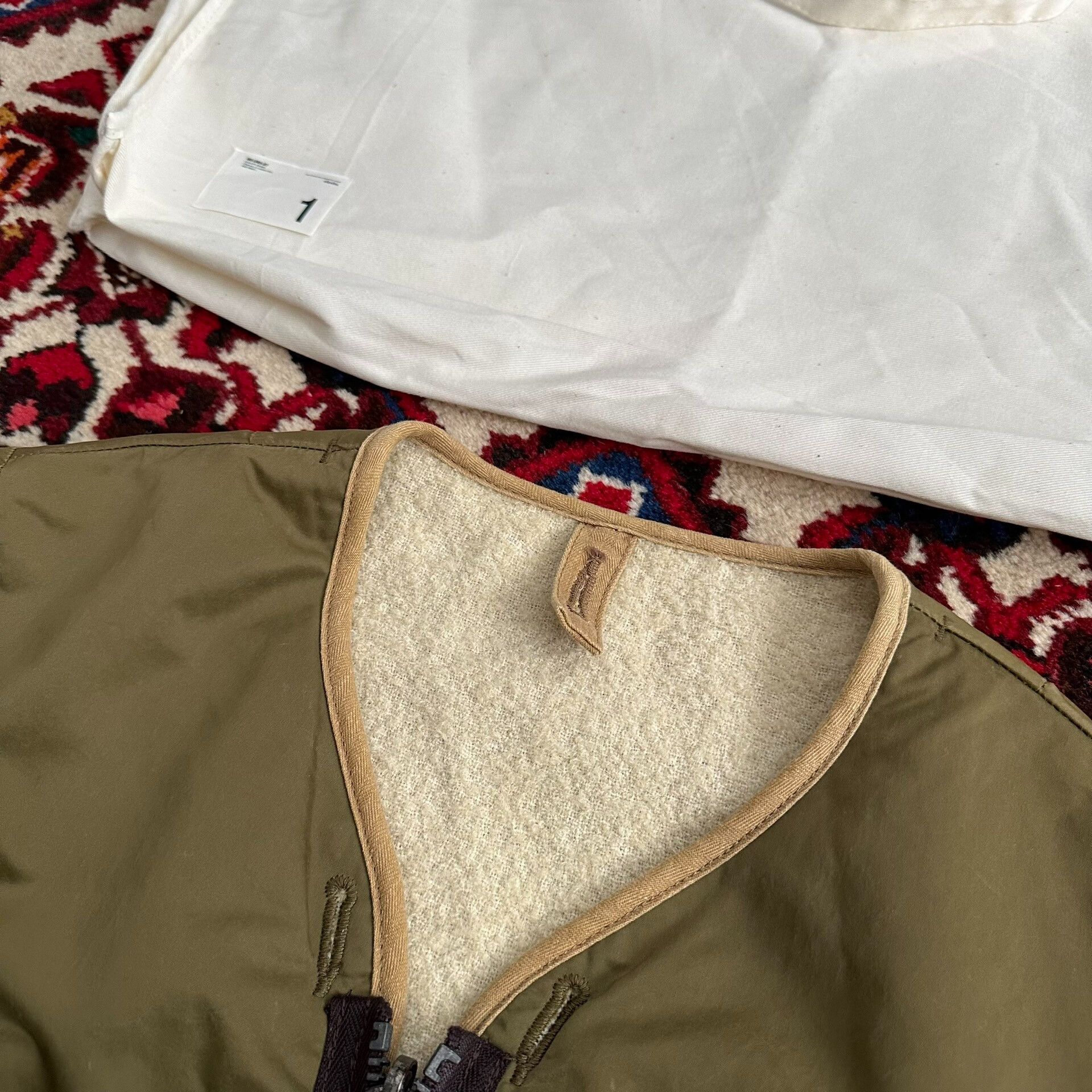 Visvim visvim iris liner jacket in olive green Size US S / EU 44-46 / 1 - 5 Thumbnail