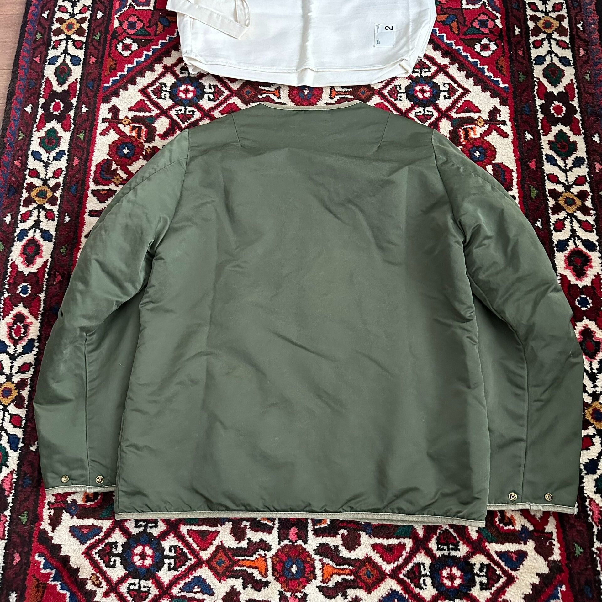 Visvim visvim iris liner jacket in olive green Size US M / EU 48-50 / 2 - 8 Thumbnail
