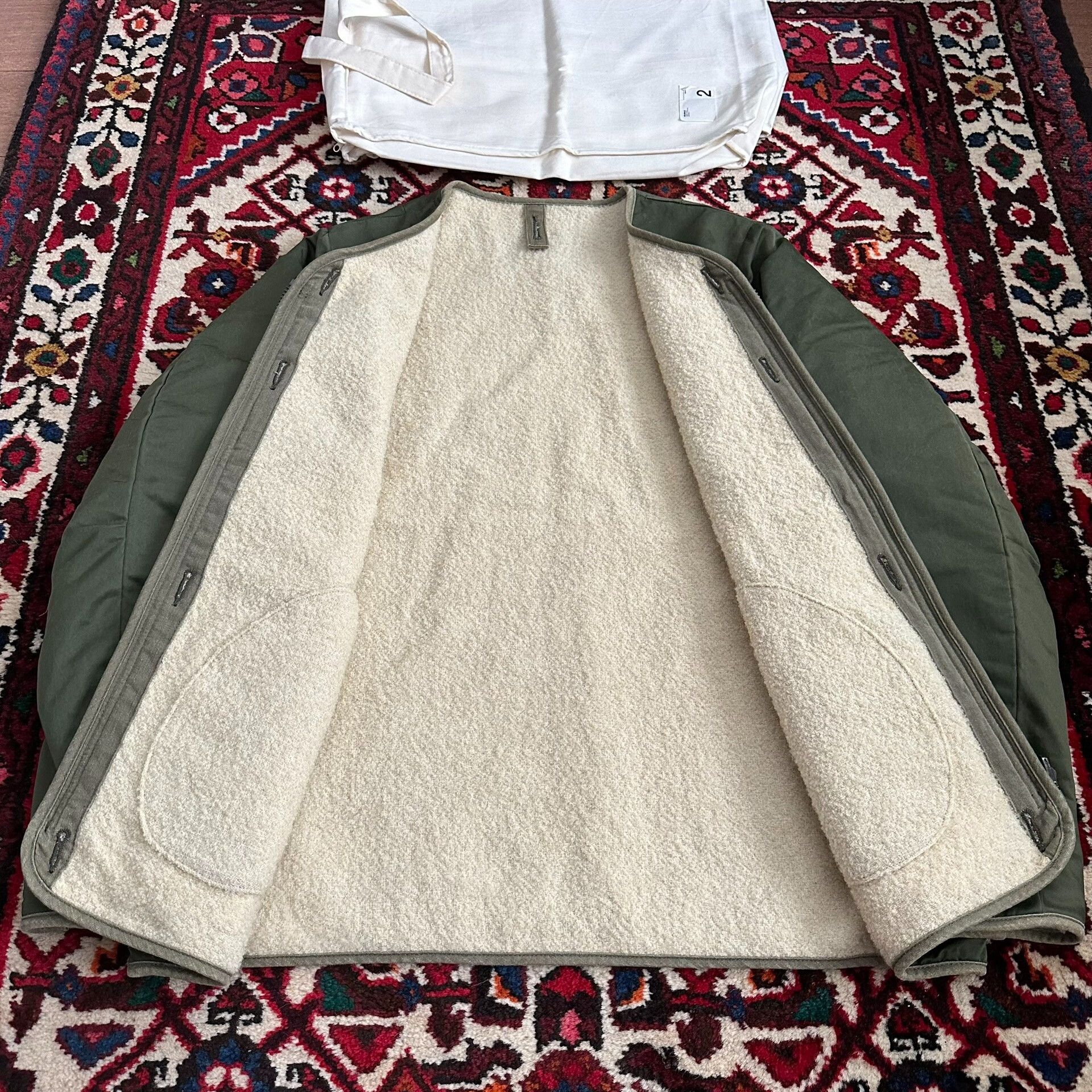 Visvim visvim iris liner jacket in olive green Size US M / EU 48-50 / 2 - 5 Thumbnail