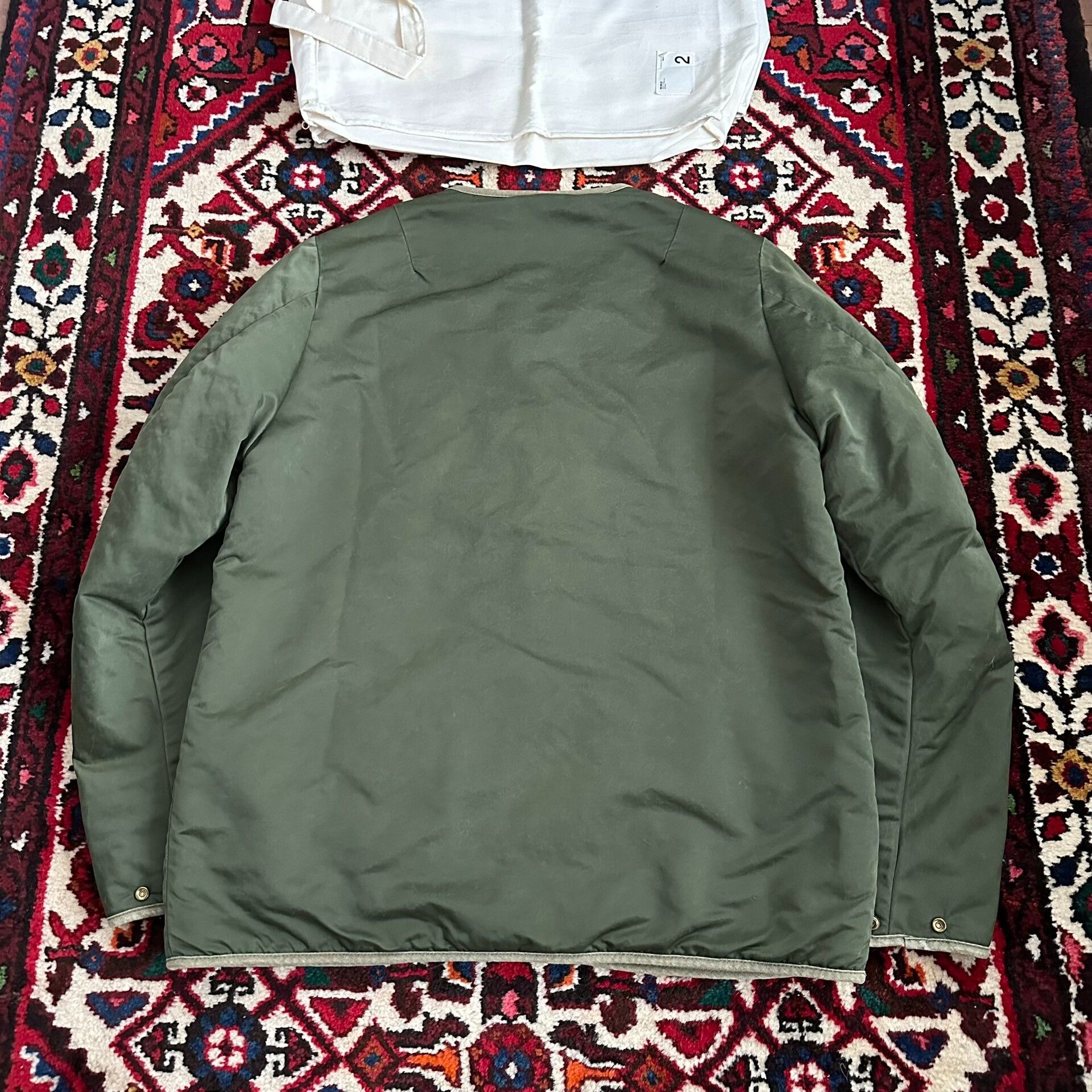 Visvim visvim iris liner jacket in olive green Size US M / EU 48-50 / 2 - 2 Thumbnail