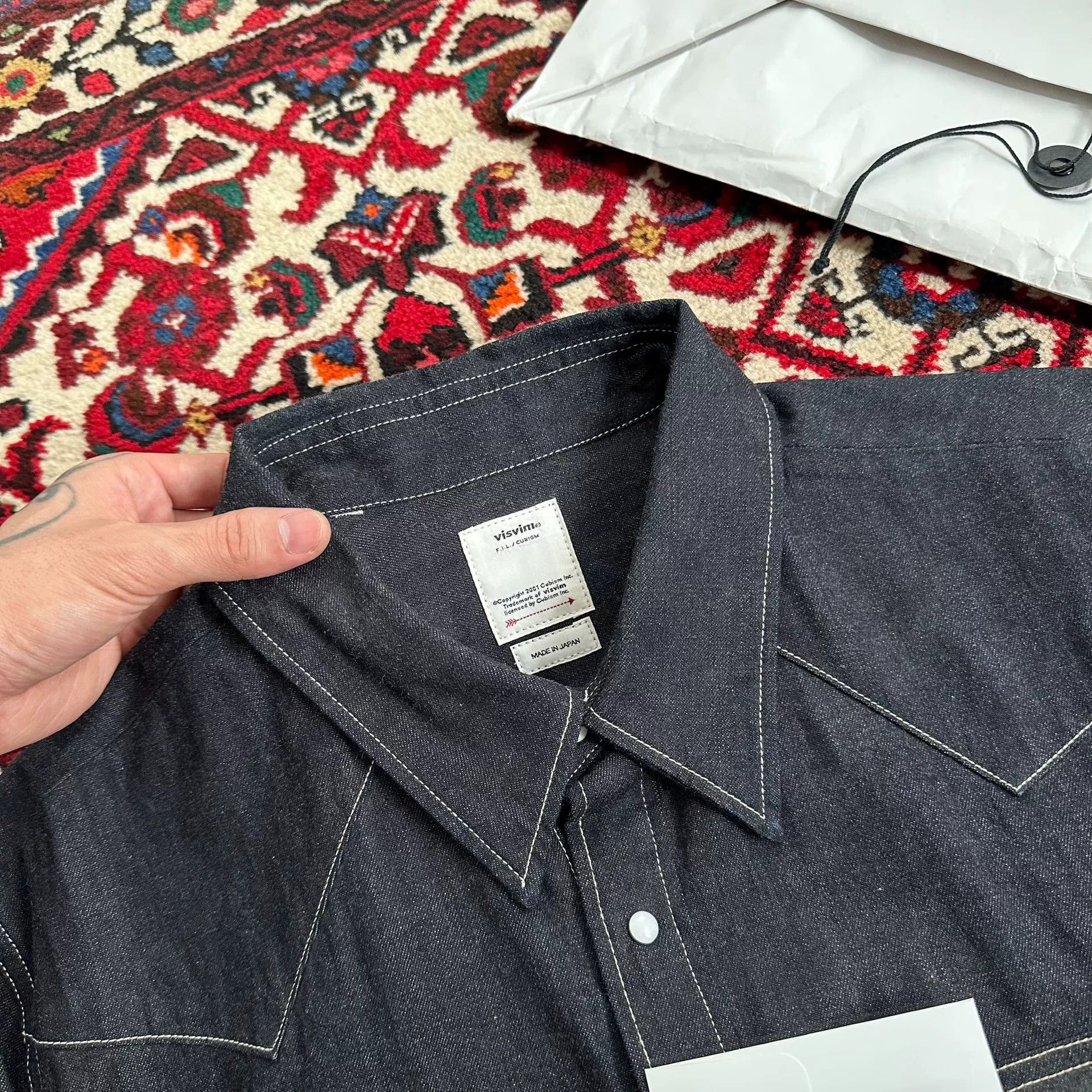 Visvim visvim mud overdye shirt size 4 Size US L / EU 52-54 / 3 - 5 Thumbnail