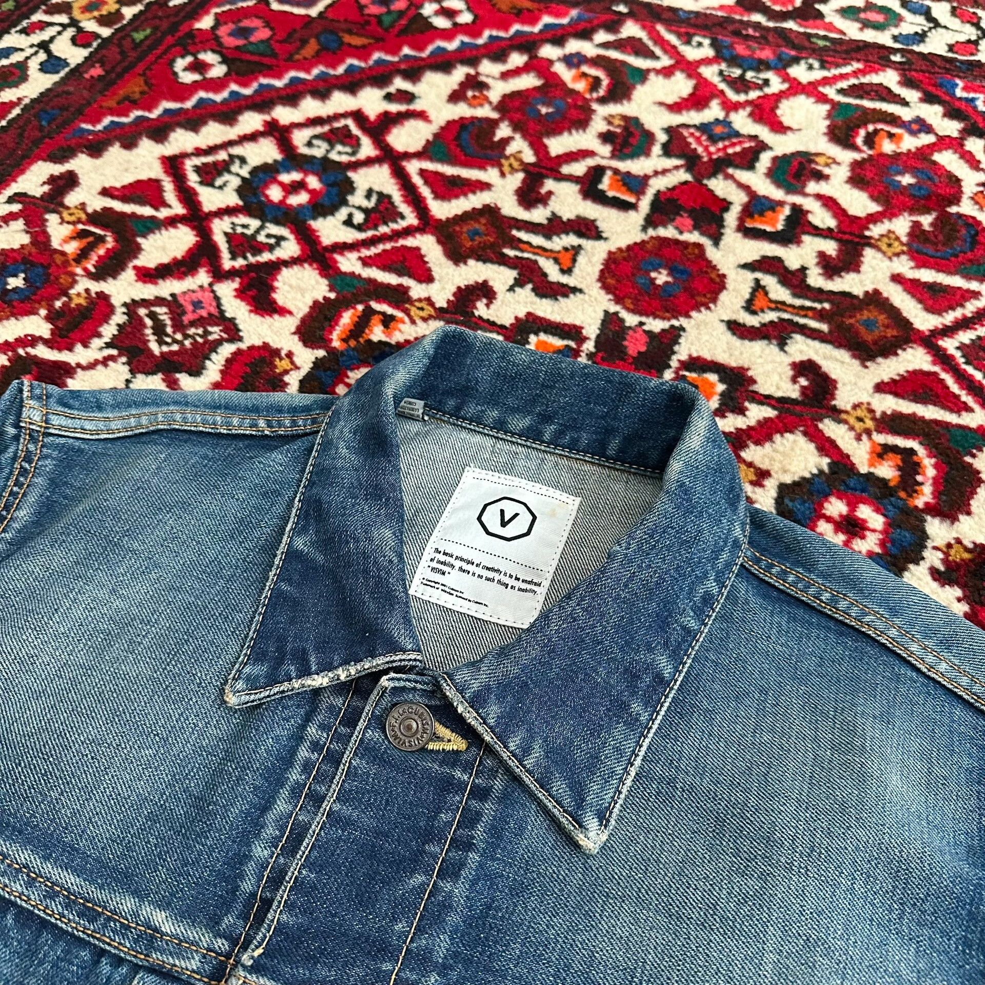 Visvim visvim 09aw 11aw denim jacket in blue Size US L / EU 52-54 / 3 - 7 Thumbnail