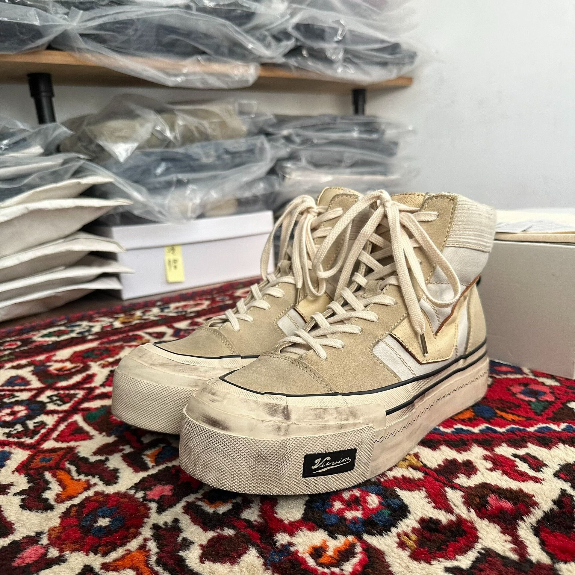 Visvim visvim zephyr high-top canvas sneakers Size US 9.5 / EU 42-43 - 2 Thumbnail