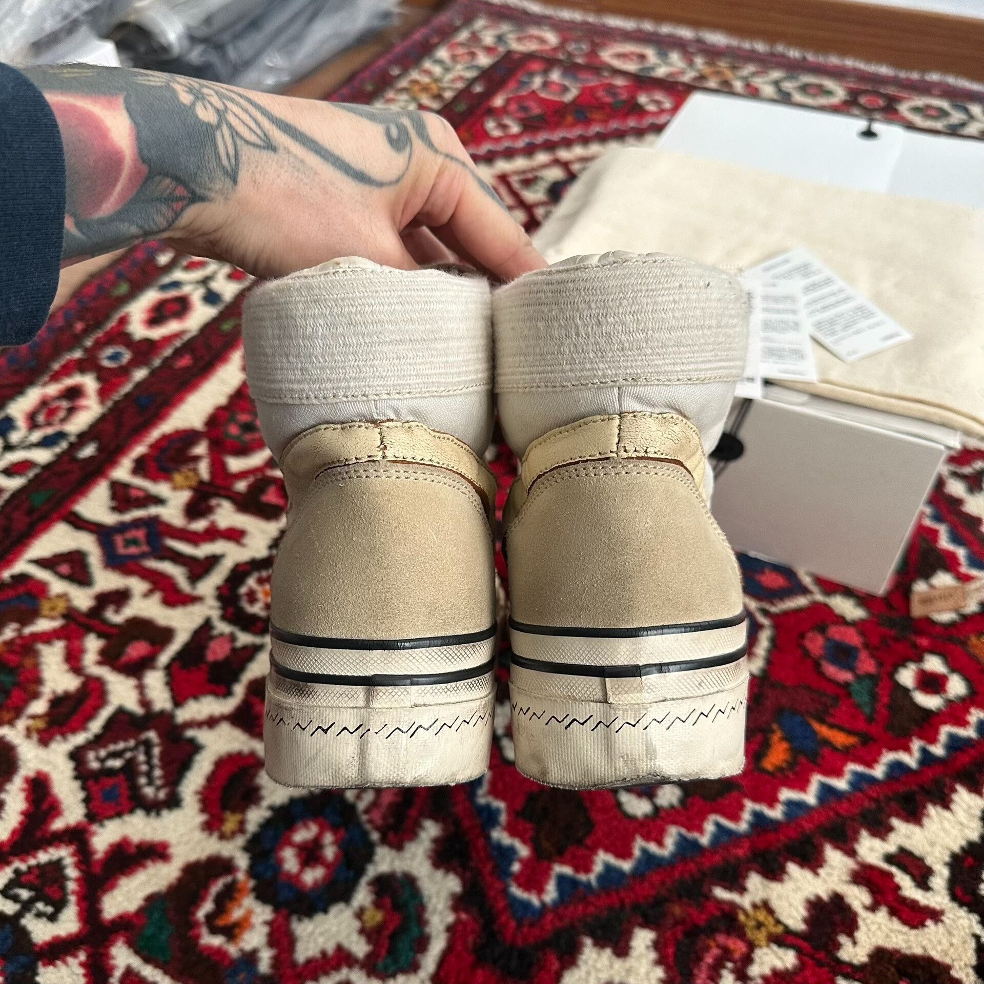 Visvim visvim zephyr high-top canvas sneakers Size US 9.5 / EU 42-43 - 7 Thumbnail
