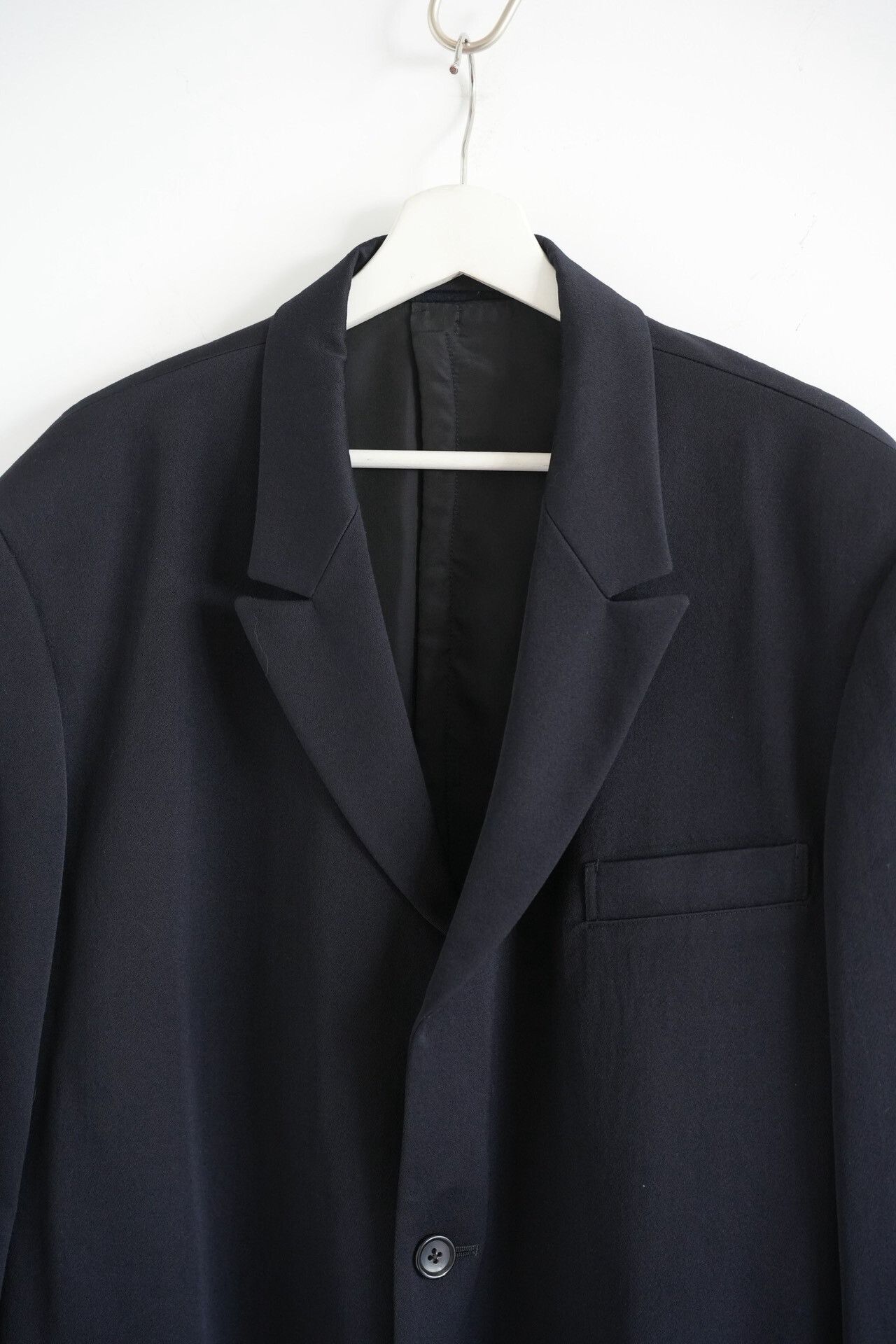 Yohji Yamamoto Yohji Yamamoto Black Wool Suit Jacket Size US S / EU 44-46 / 1 - 4 Thumbnail