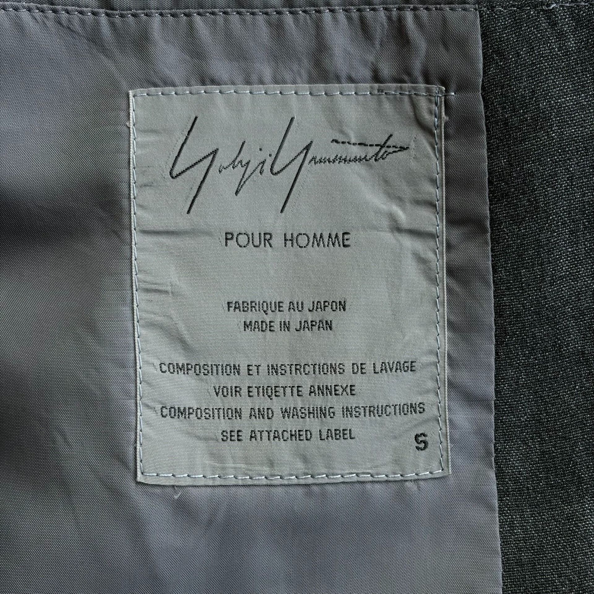 Yohji Yamamoto gray double-breasted blazer by yohji yamamoto Size US S / EU 44-46 / 1 - 7 Thumbnail