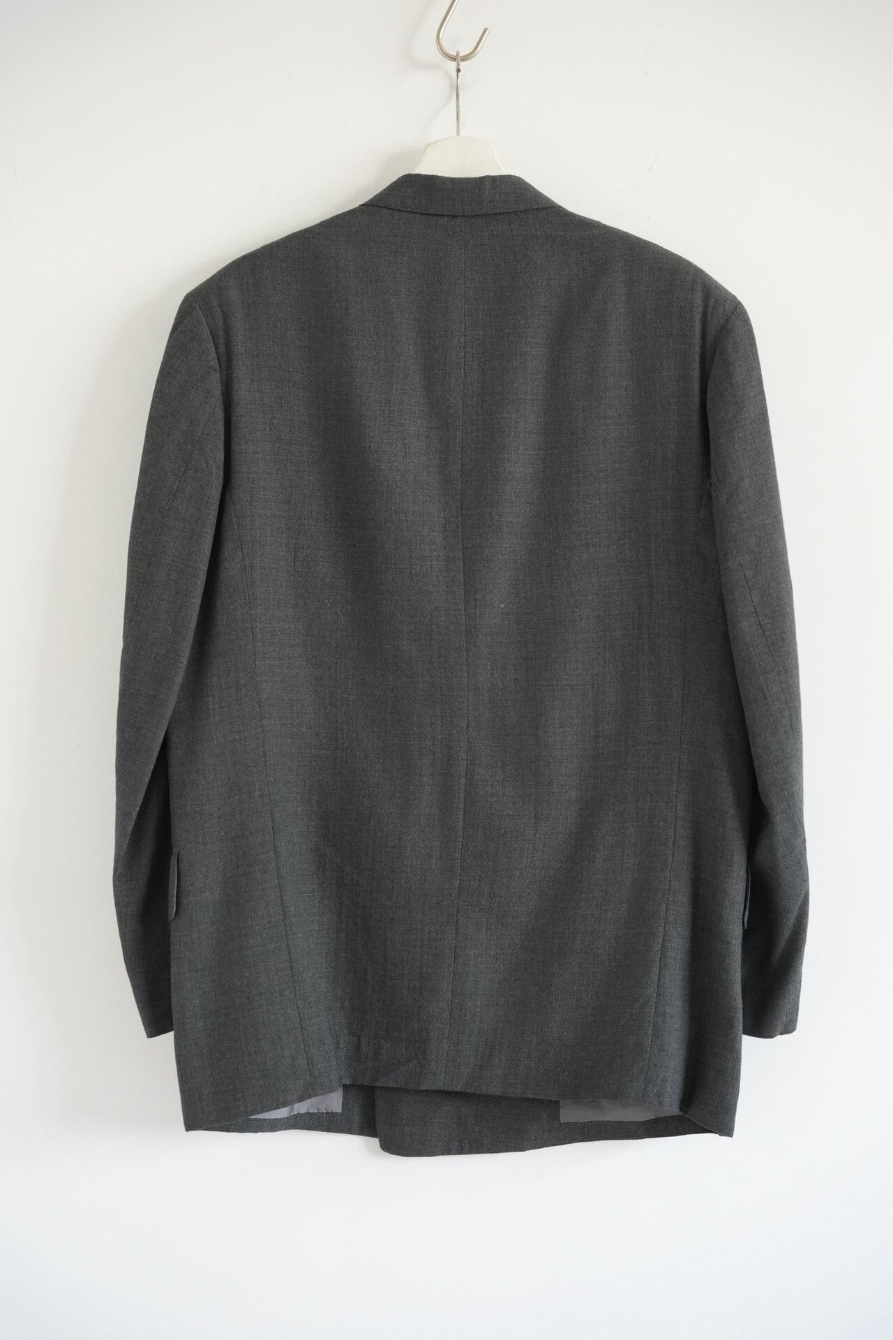 Yohji Yamamoto gray double-breasted blazer by yohji yamamoto Size US S / EU 44-46 / 1 - 2 Thumbnail
