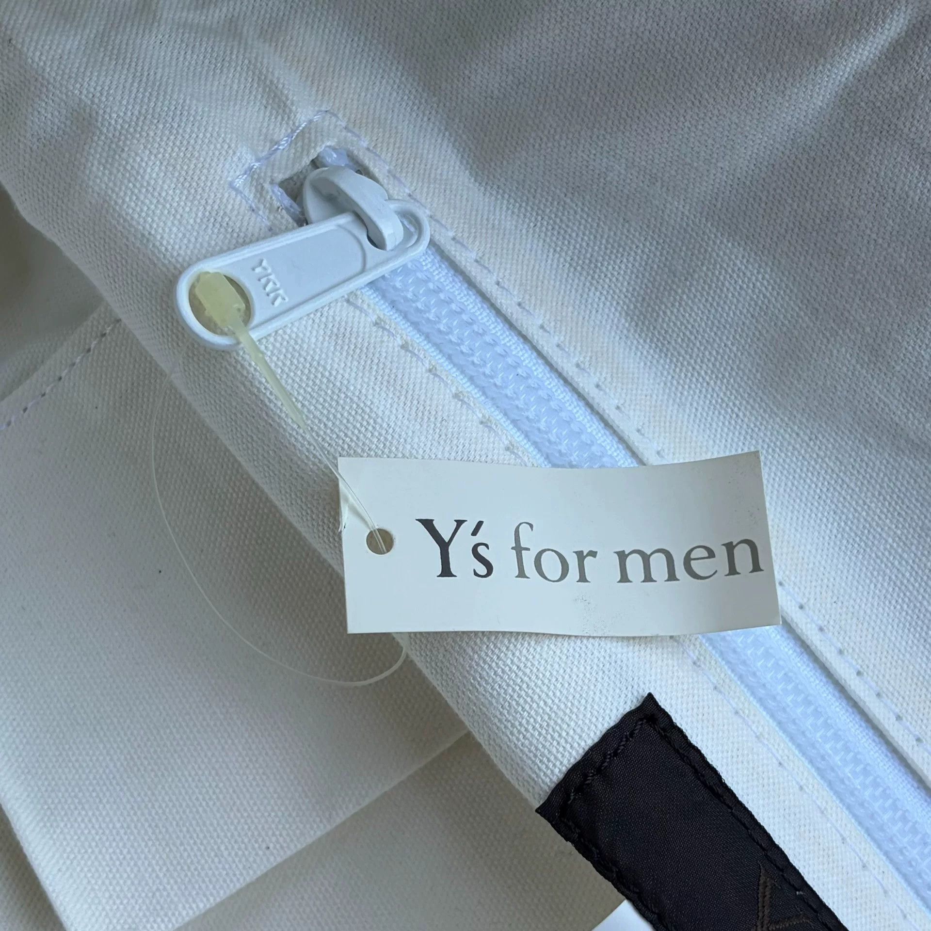Y's for Men Yohji Yamamoto White Leather Crossbody Bag Size ONE SIZE - 7 Thumbnail