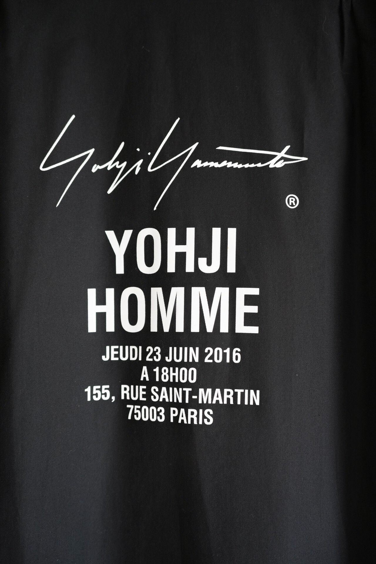 Yohji Yamamoto Yohji Yamamoto Signature Printed Work Shirt Size US M / EU 48-50 / 2 - 3 Thumbnail