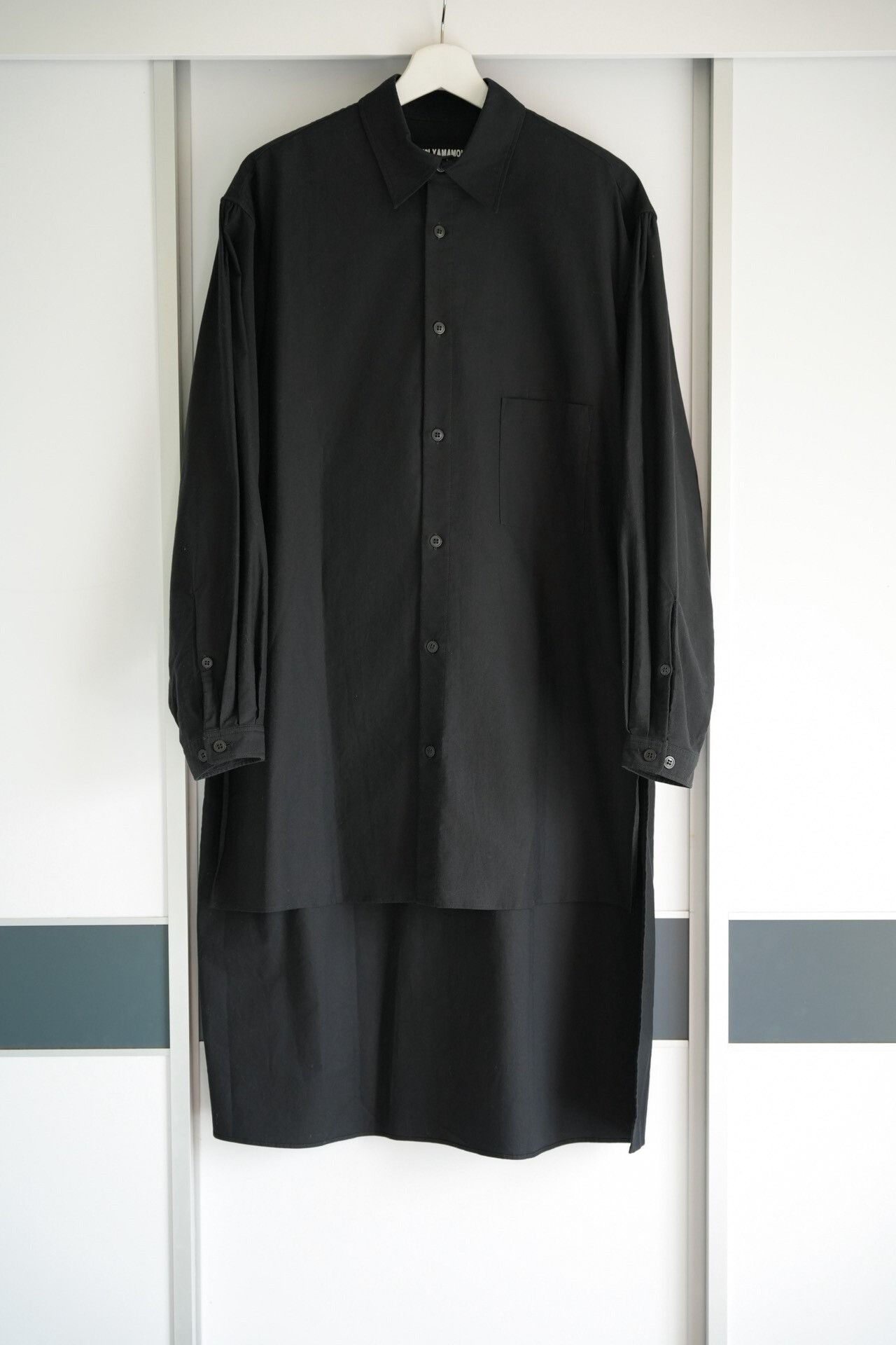 Yohji Yamamoto Yohji Yamamoto Signature Printed Work Shirt Size US M / EU 48-50 / 2 - 2 Thumbnail