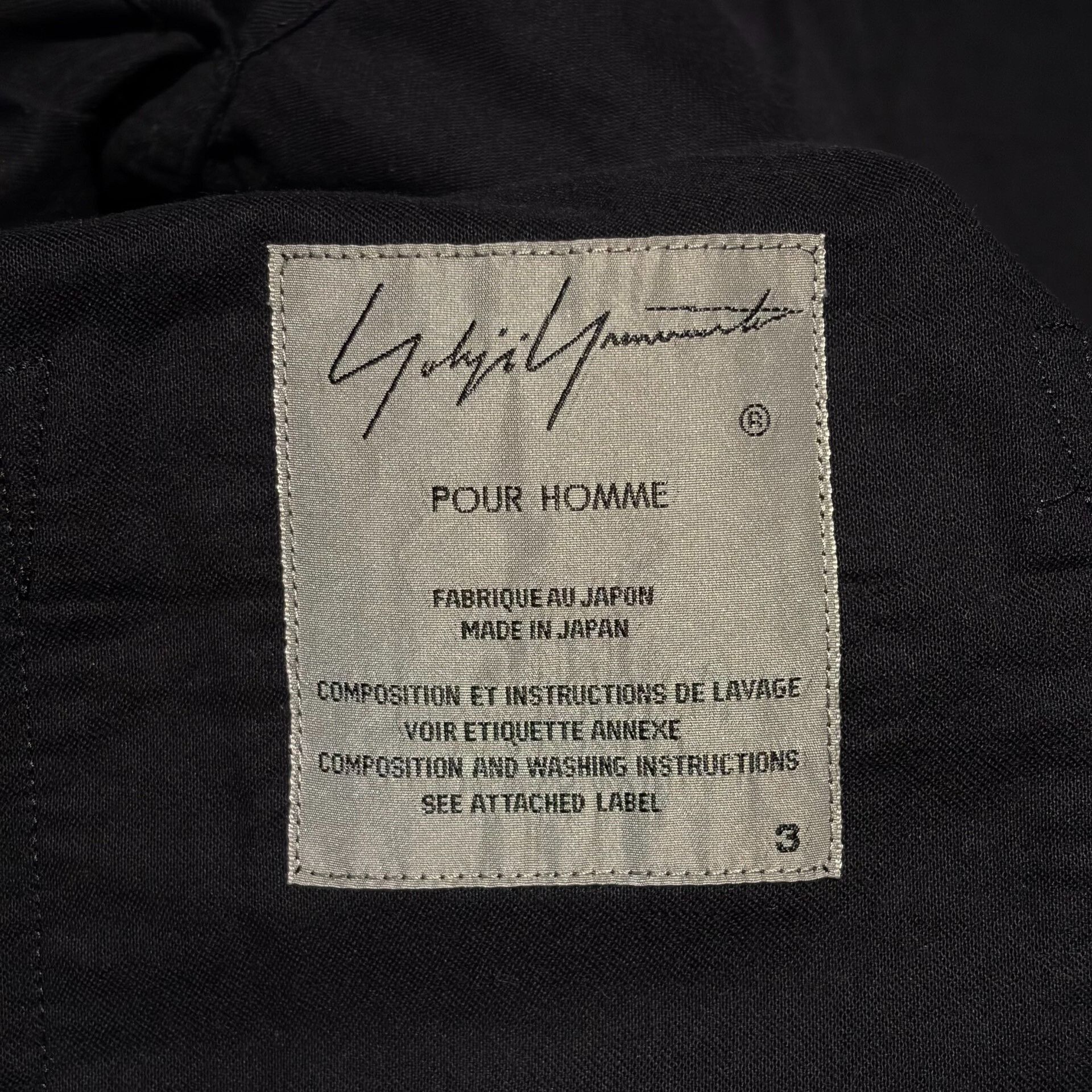 Yohji Yamamoto Yohji Yamamoto Signature Printed Work Shirt Size US M / EU 48-50 / 2 - 6 Thumbnail