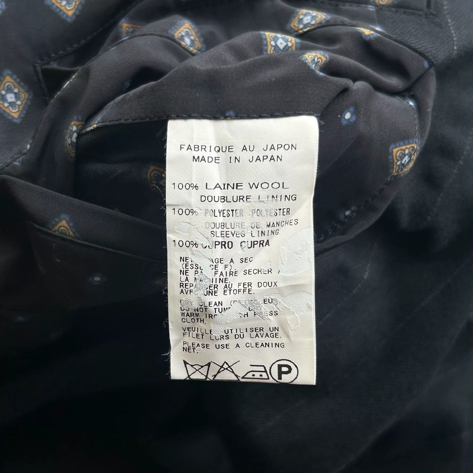 Yohji Yamamoto black wool suit jacket by Yohji Yamamoto Size US M / EU 48-50 / 2 - 8 Thumbnail