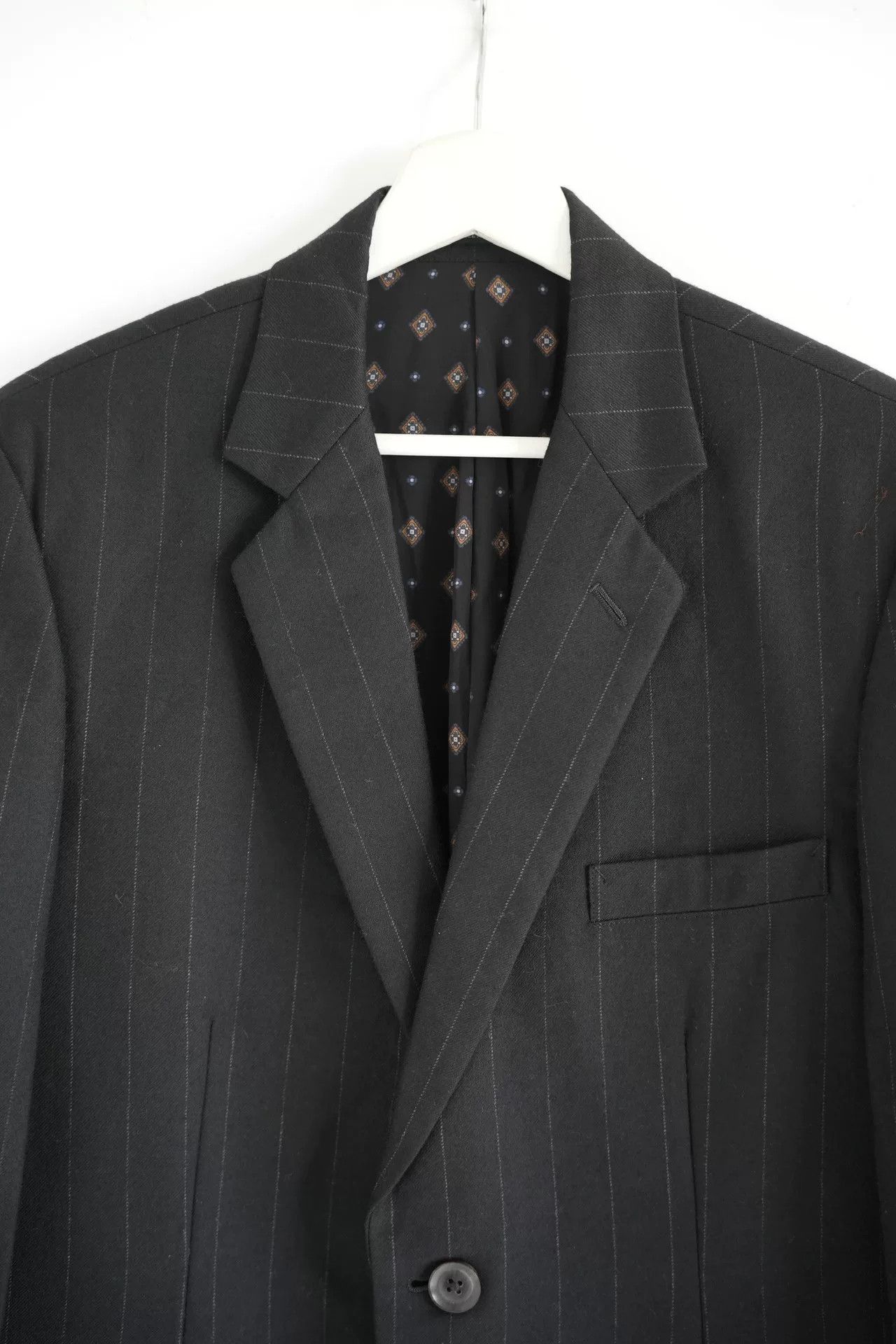 Yohji Yamamoto black wool suit jacket by Yohji Yamamoto Size US M / EU 48-50 / 2 - 3 Thumbnail