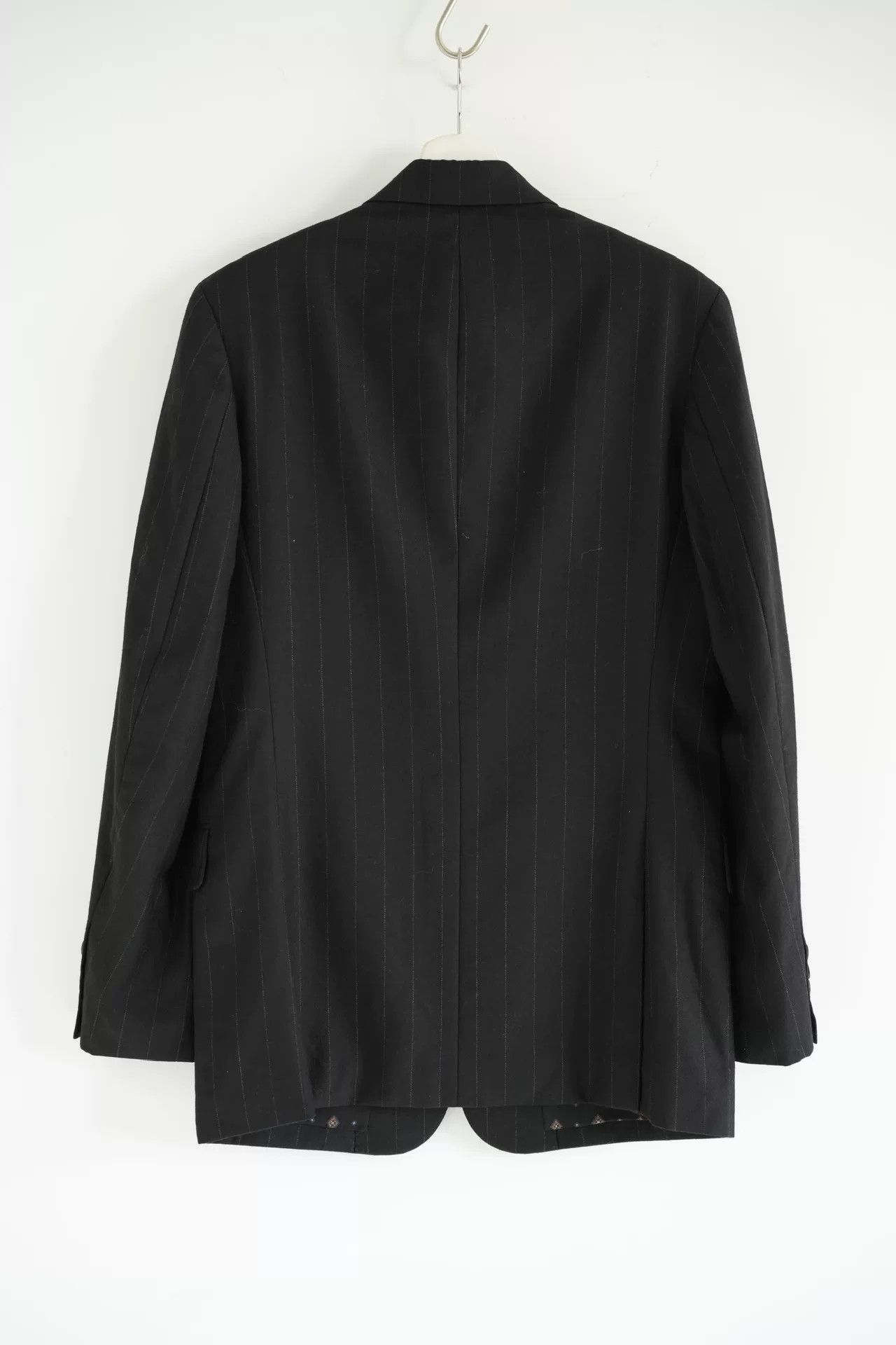 Yohji Yamamoto black wool suit jacket by Yohji Yamamoto Size US M / EU 48-50 / 2 - 2 Thumbnail