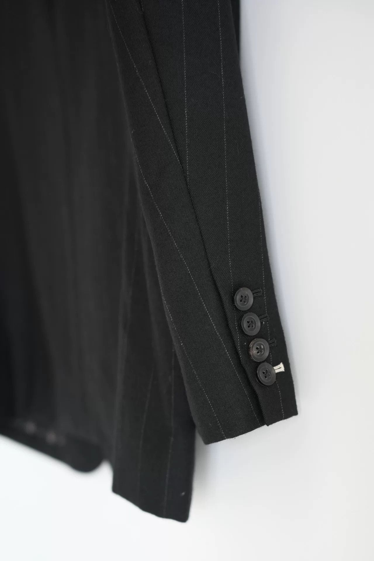 Yohji Yamamoto black wool suit jacket by Yohji Yamamoto Size US M / EU 48-50 / 2 - 6 Thumbnail