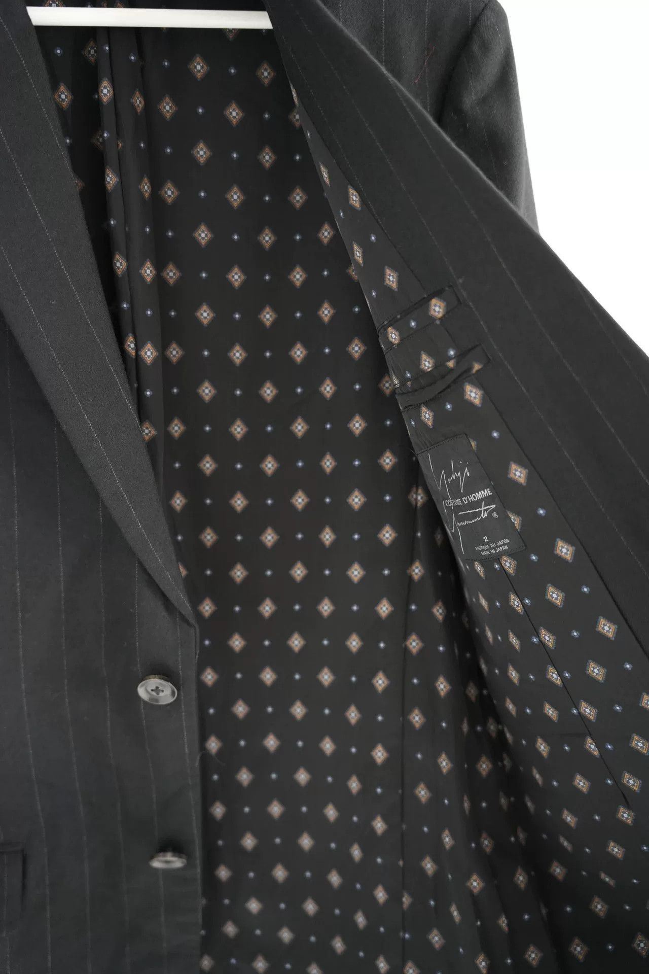 Yohji Yamamoto black wool suit jacket by Yohji Yamamoto Size US M / EU 48-50 / 2 - 4 Thumbnail