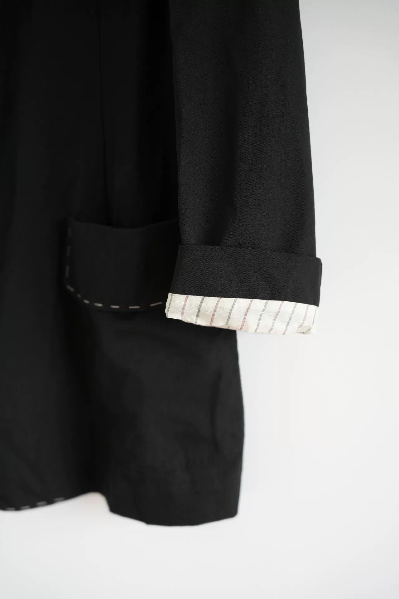Yohji Yamamoto Yohji Yamamoto Black Tailored Suit Jacket Size US M / EU 48-50 / 2 - 6 Thumbnail