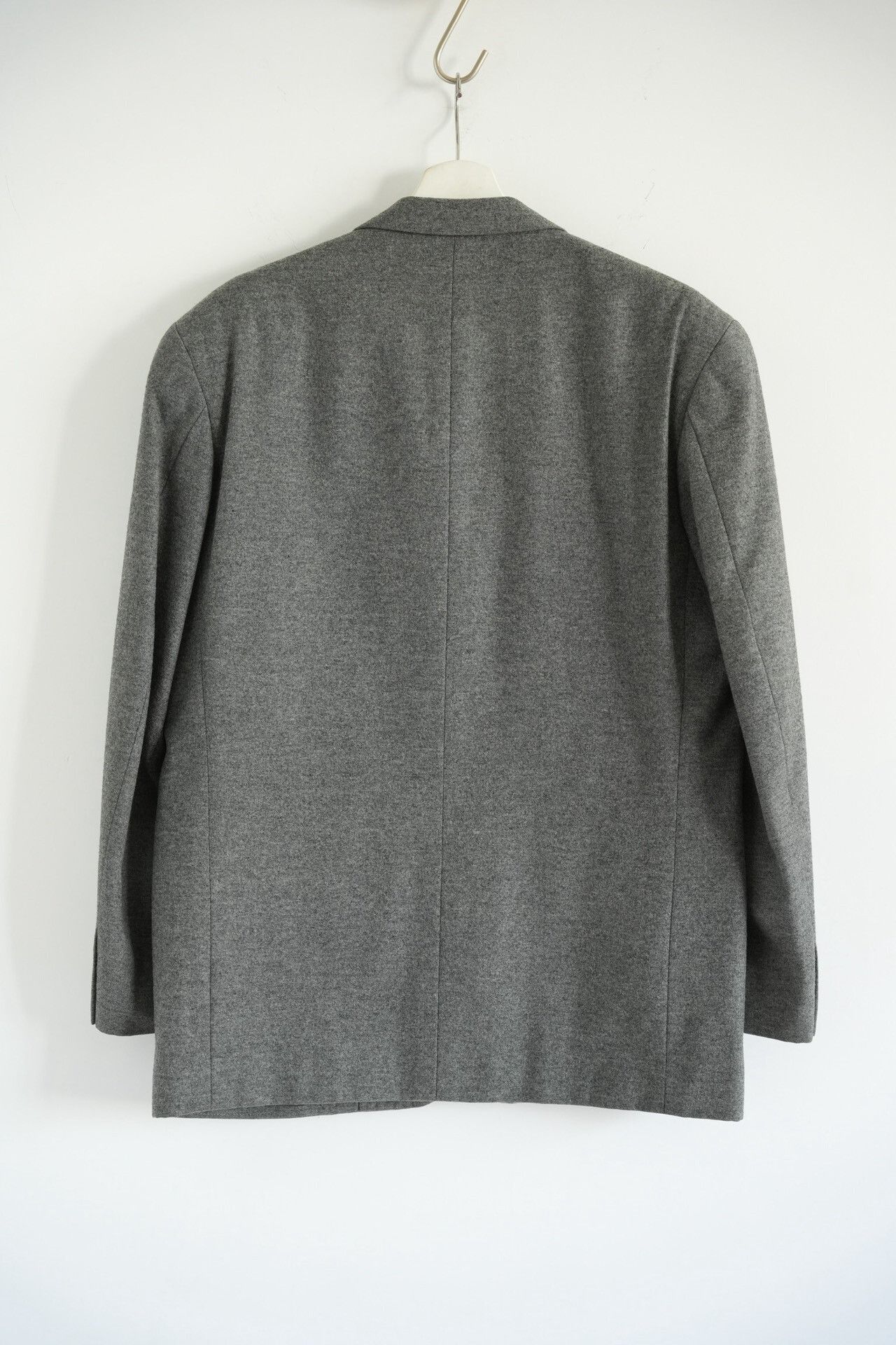 Y's for Men Yohji Yamamoto 90s Gray Wool Suit Jacket Size US M / EU 48-50 / 2 - 2 Thumbnail