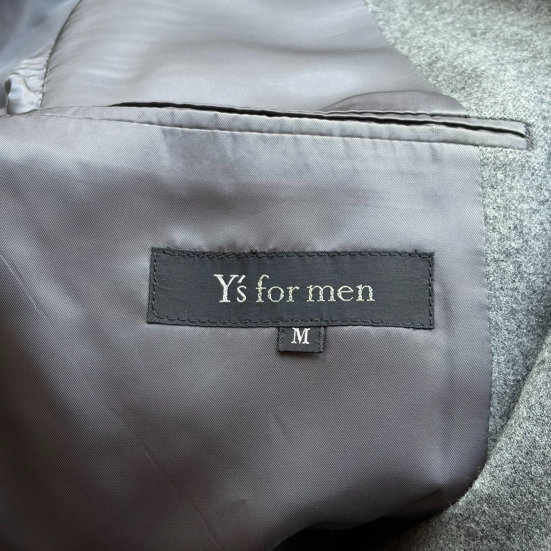 Y's for Men Yohji Yamamoto 90s Gray Wool Suit Jacket Size US M / EU 48-50 / 2 - 6 Thumbnail