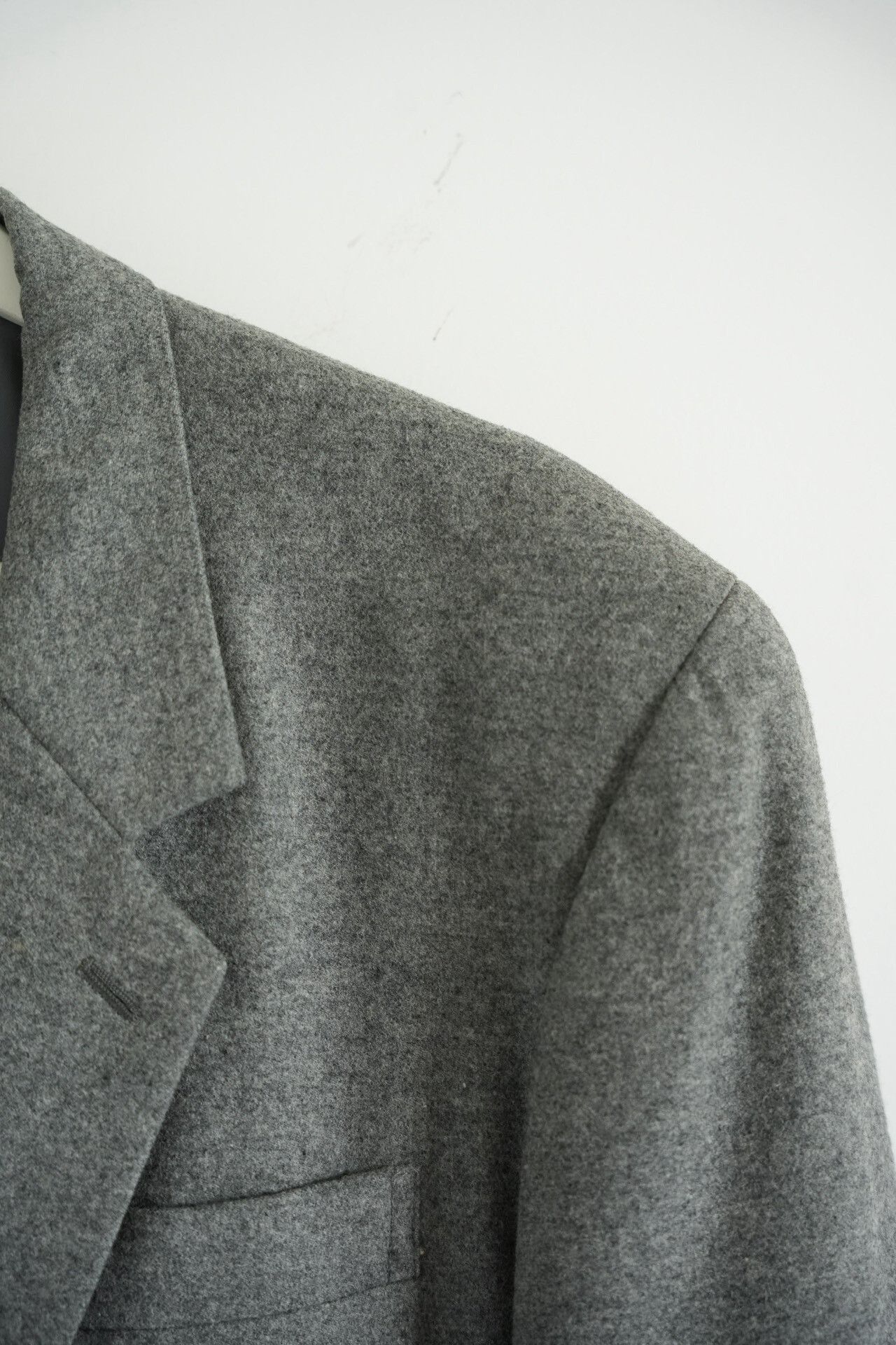 Y's for Men Yohji Yamamoto 90s Gray Wool Suit Jacket Size US M / EU 48-50 / 2 - 4 Thumbnail