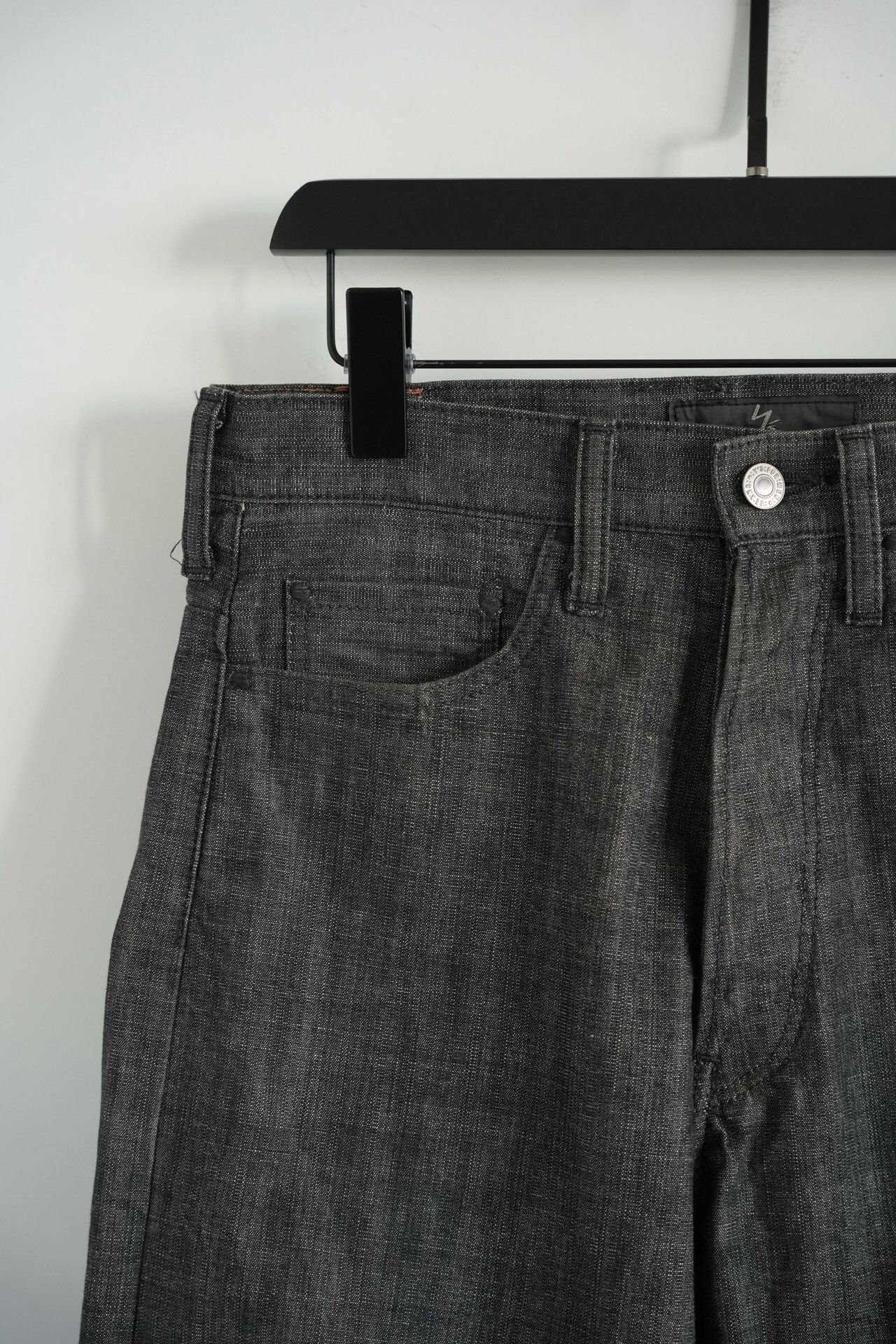 Y's for Men Yohji Yamamoto 05aw Bamboo Wash Denim Pants Size US 38 / EU 54 - 4 Thumbnail