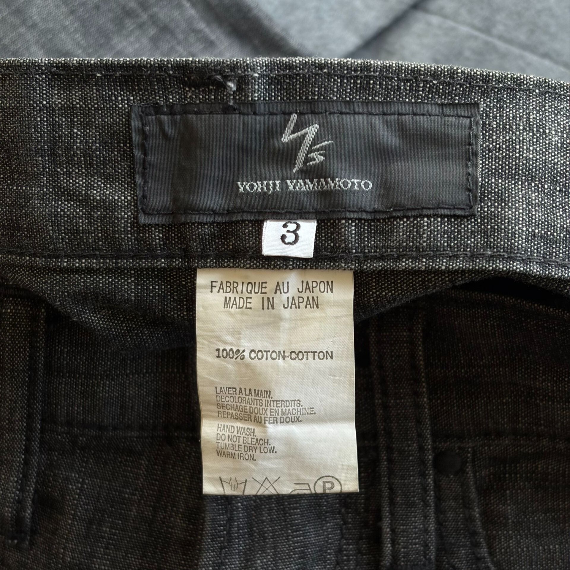 Y's for Men Yohji Yamamoto 05aw Bamboo Wash Denim Pants Size US 38 / EU 54 - 6 Thumbnail