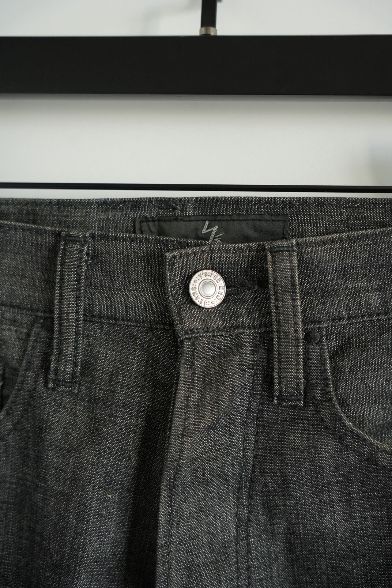 Y's for Men Yohji Yamamoto 05aw Bamboo Wash Denim Pants Size US 38 / EU 54 - 3 Thumbnail