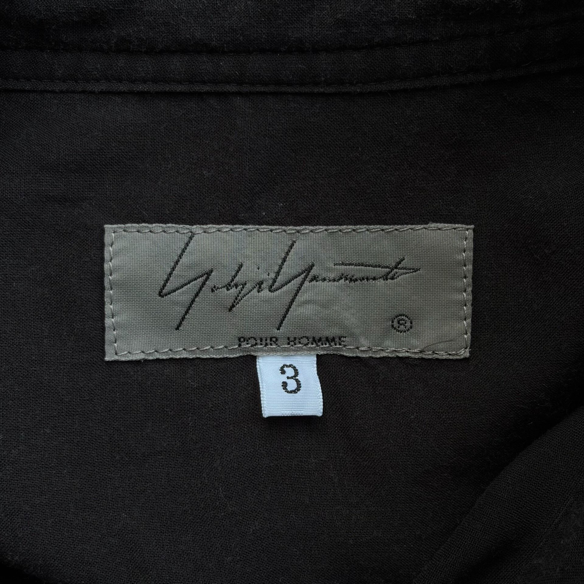 Yohji Yamamoto asymmetrical collar tencel shirt by yohji yamamoto Size US M / EU 48-50 / 2 - 6 Thumbnail