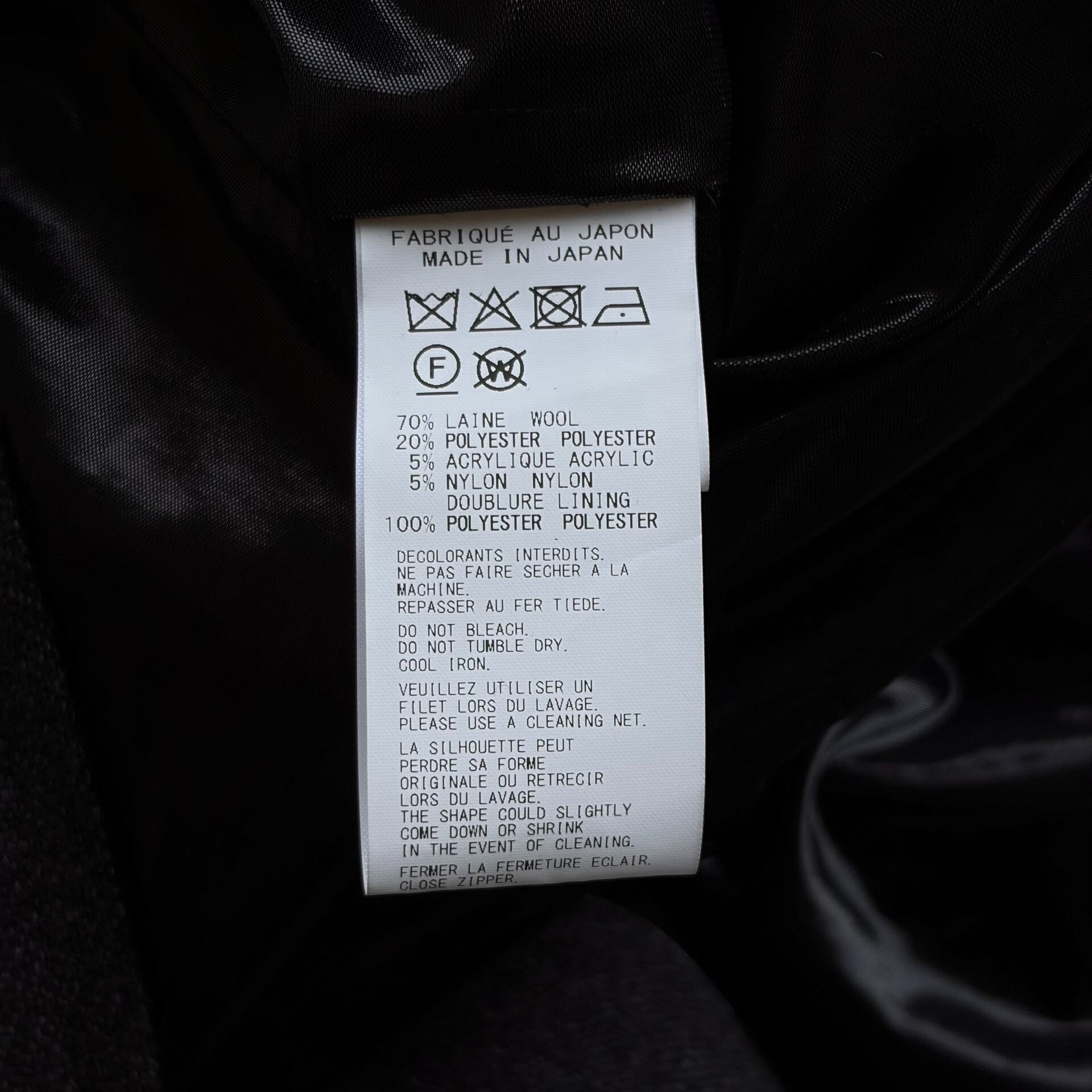 Yohji Yamamoto Yohji Yamamoto Black Zip Shirt Jacket Size US M / EU 48-50 / 2 - 7 Thumbnail