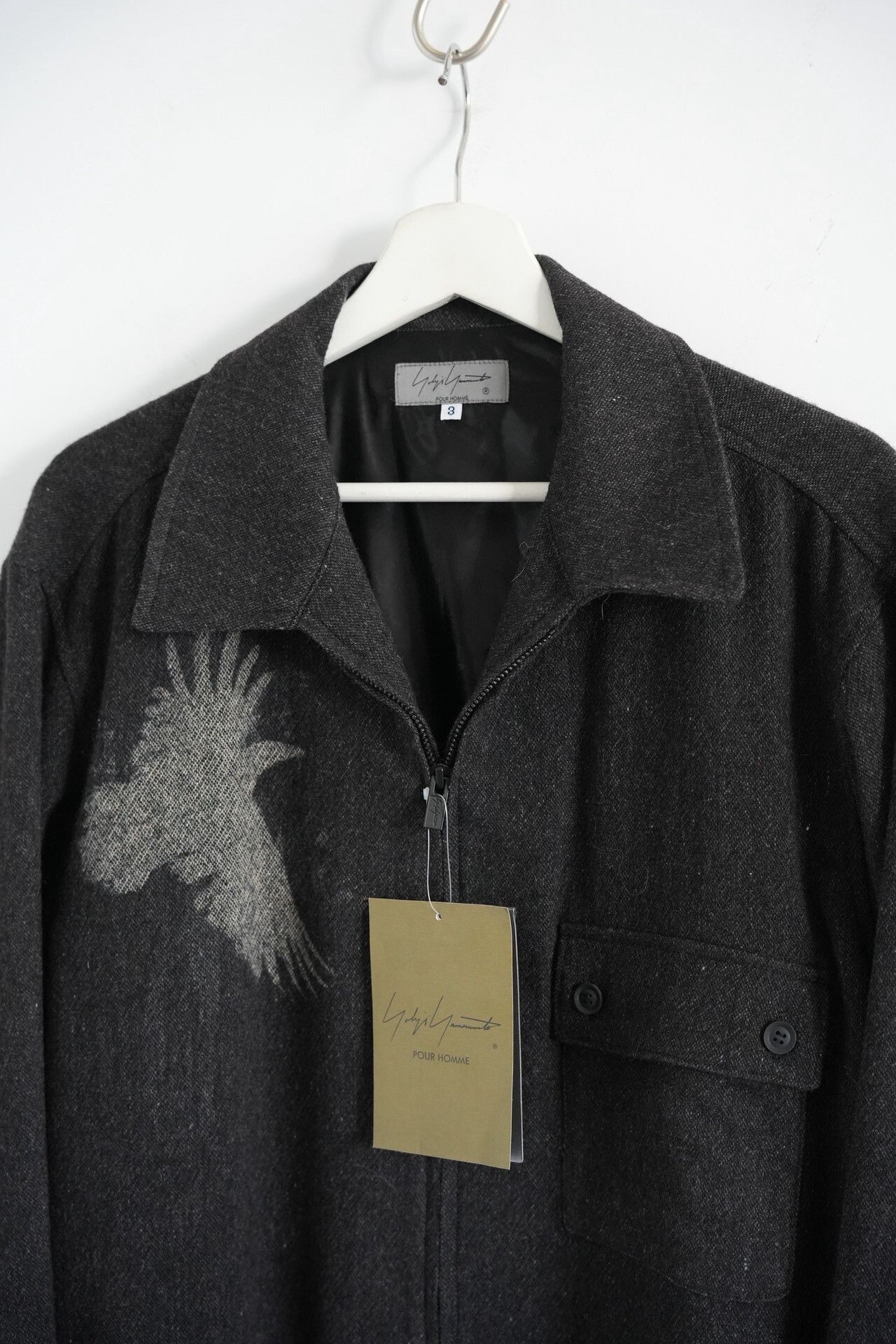 Yohji Yamamoto Yohji Yamamoto Black Zip Shirt Jacket Size US M / EU 48-50 / 2 - 3 Thumbnail