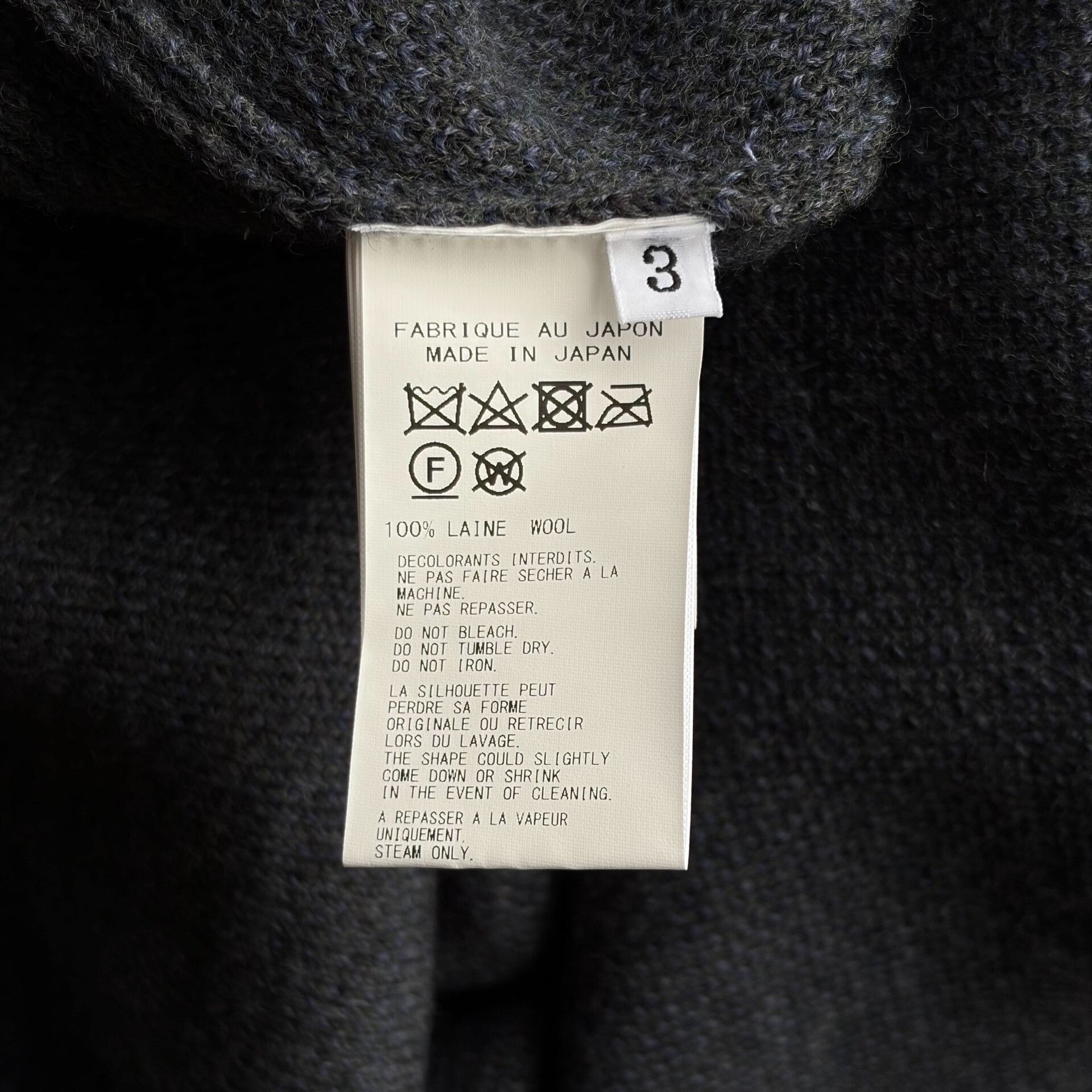 Yohji Yamamoto yohji yamamoto striped turtleneck sweater Size US L / EU 52-54 / 3 - 8 Thumbnail