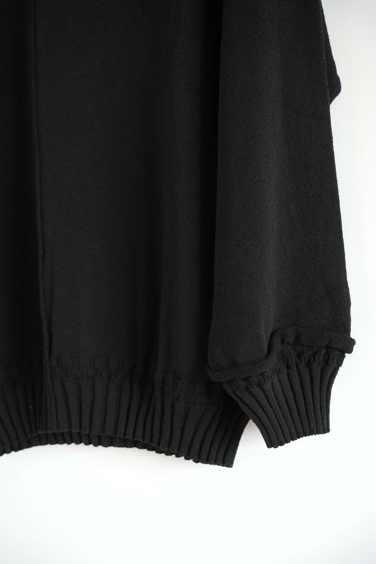 Yohji Yamamoto black oversized knit sweater by yohji yamamoto Size US L / EU 52-54 / 3 - 5 Thumbnail