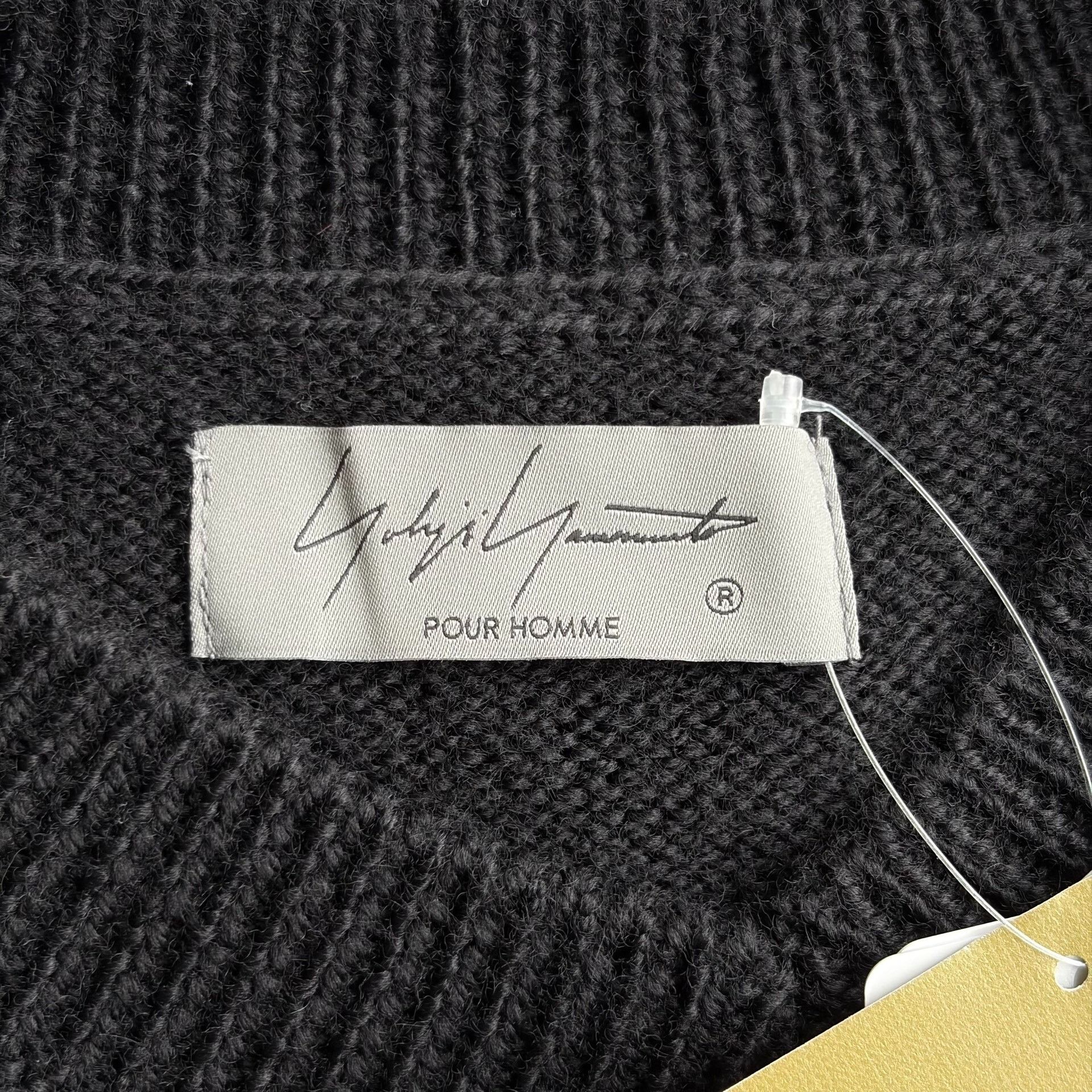 Yohji Yamamoto black oversized textured sweater Size US L / EU 52-54 / 3 - 7 Thumbnail