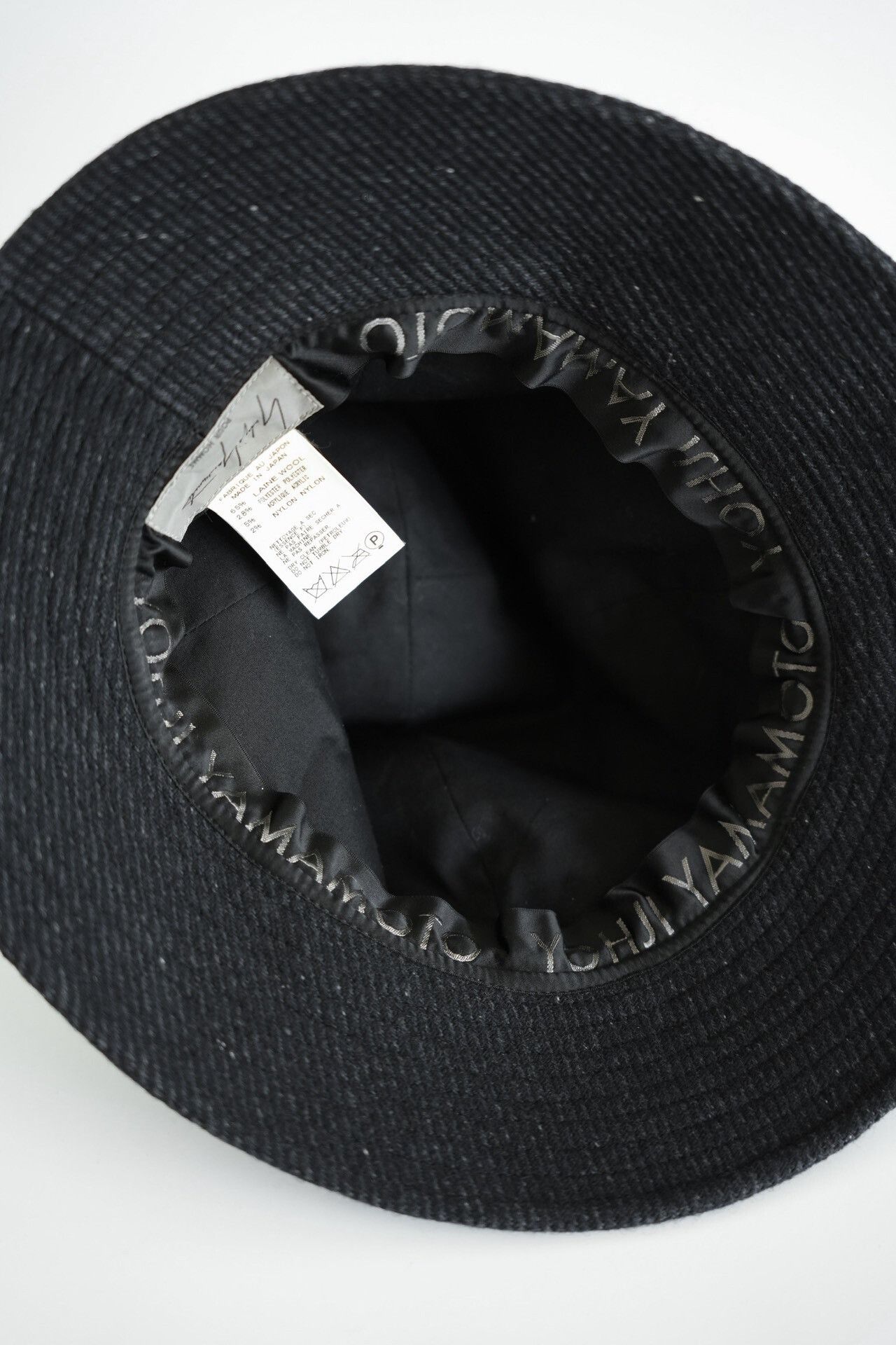 Yohji Yamamoto Yohji Yamamoto Wool Black Hat Size ONE SIZE - 6 Thumbnail