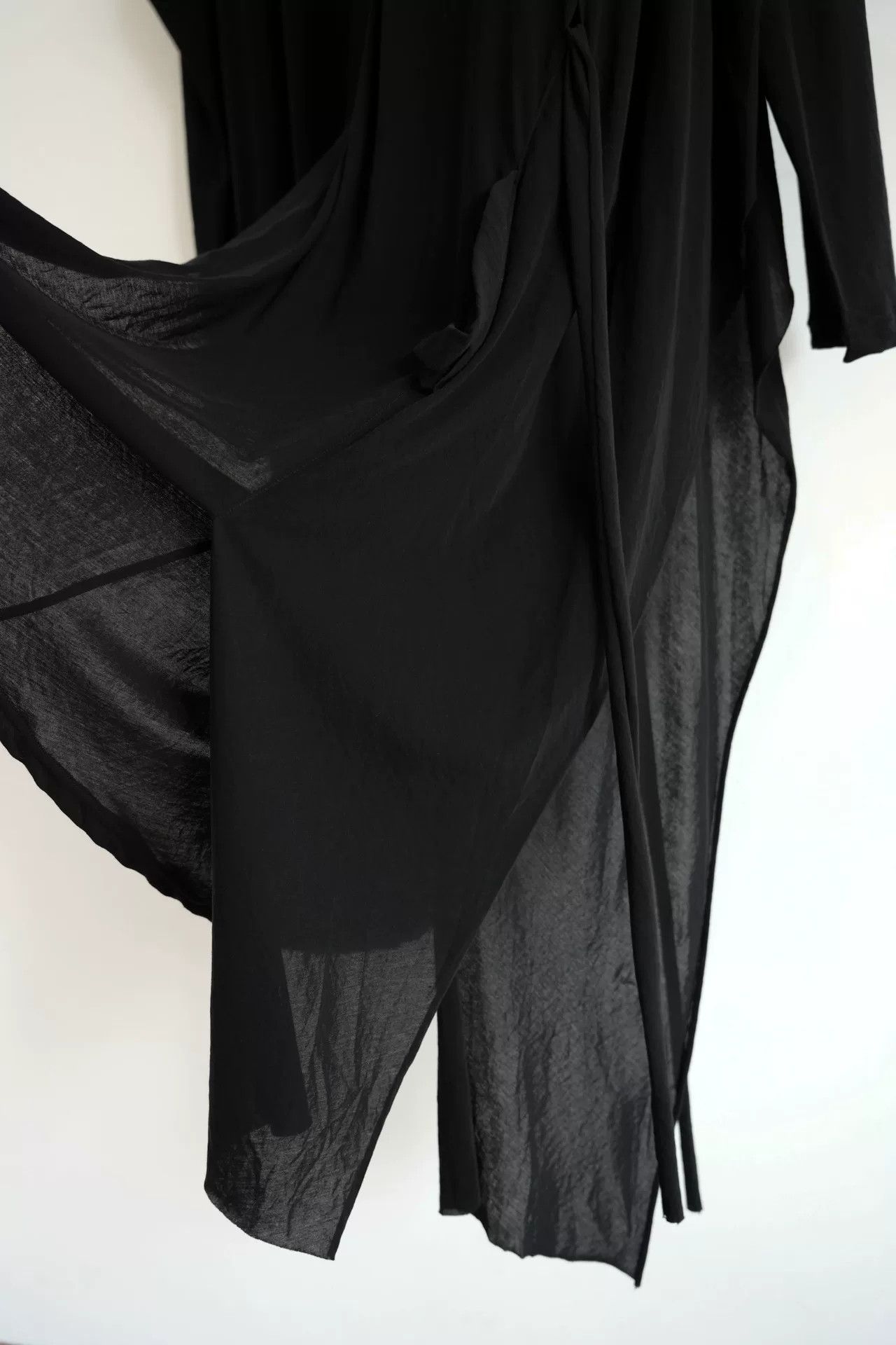 Yohji Yamamoto asymmetric hooded long cardigan by Yohji Yamamoto Size US M / EU 48-50 / 2 - 5 Thumbnail