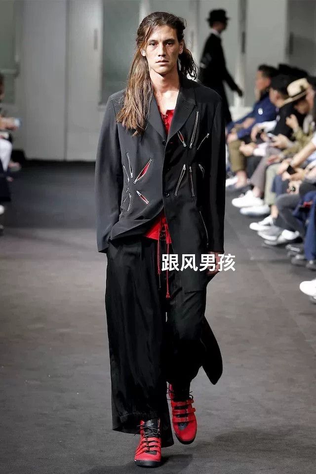 Yohji Yamamoto Yohji Yamamoto Black Floral Zip Suit Jacket Size US M / EU 48-50 / 2 - 3 Thumbnail