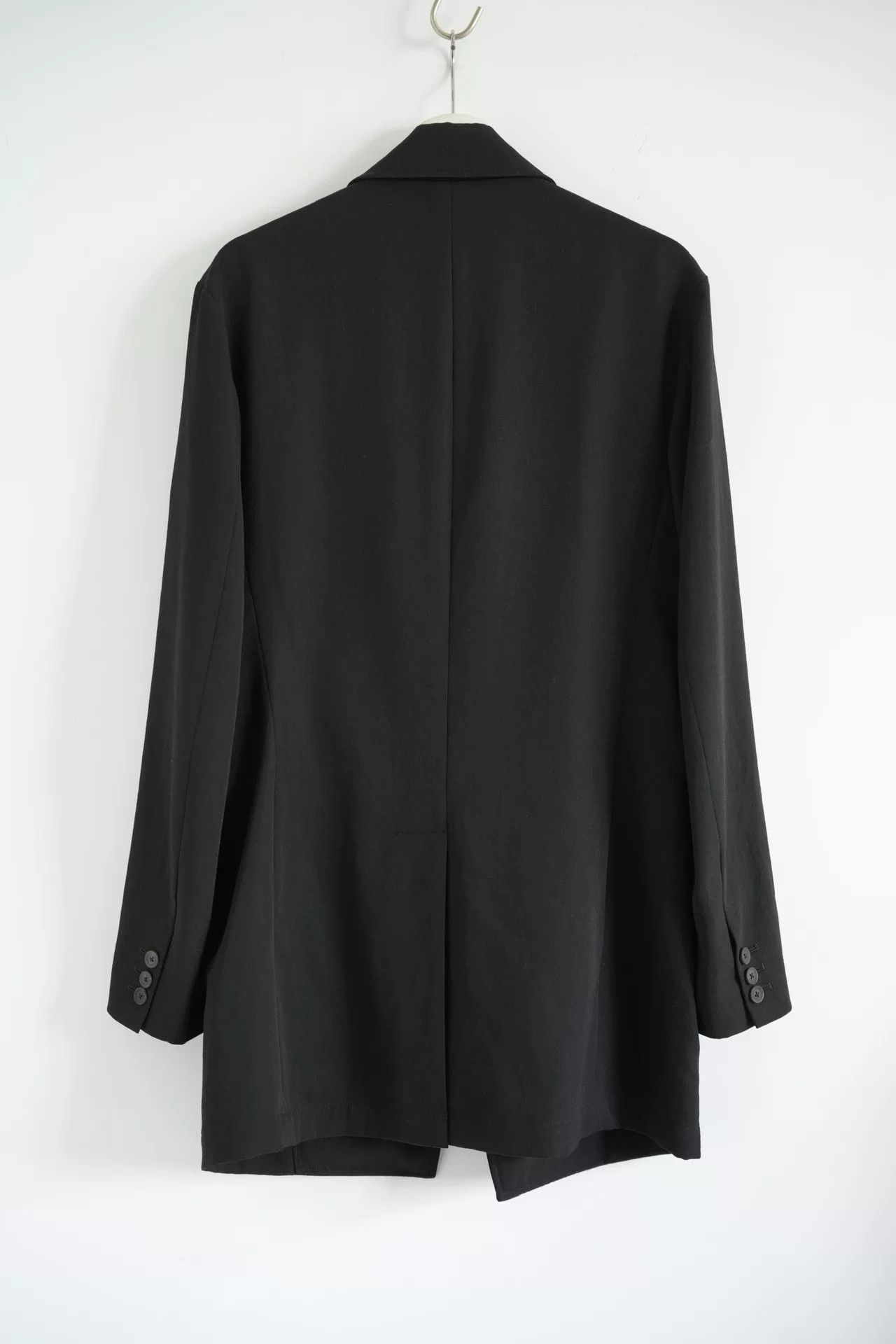 Yohji Yamamoto Yohji Yamamoto Black Floral Zip Suit Jacket Size US M / EU 48-50 / 2 - 2 Thumbnail